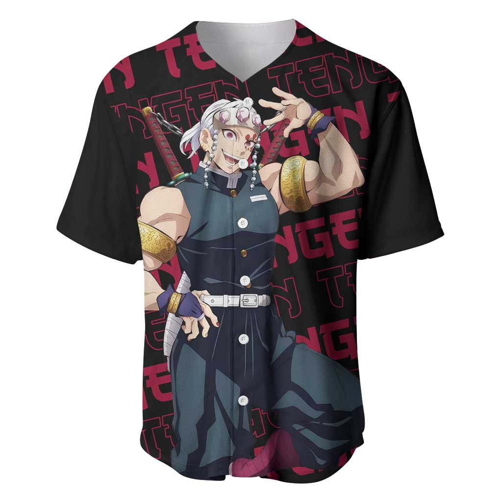 Tengen Uzui Demon Slayer Baseball Jersey_1 Tengen Uzui Demon Slayer Baseball Jersey_1