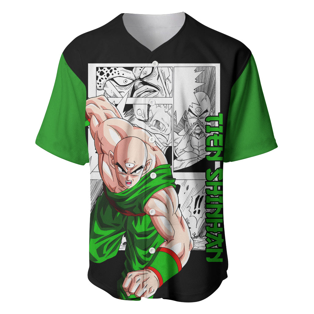 Tien Shinhan Dragon Ball Baseball Jersey Tien Shinhan Dragon Ball Baseball Jersey