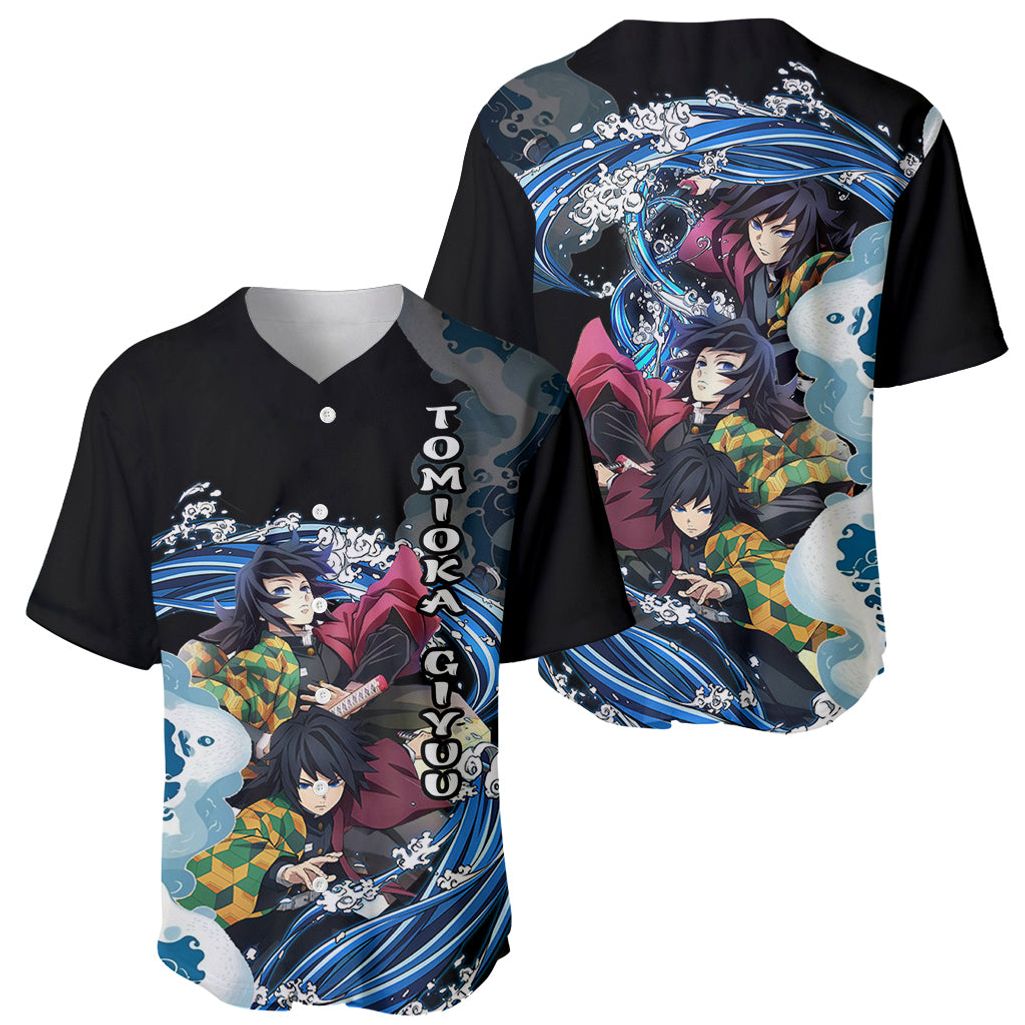 Tomioka Giyuu Demon Slayer Baseball Jersey Tomioka Giyuu Demon Slayer Baseball Jersey