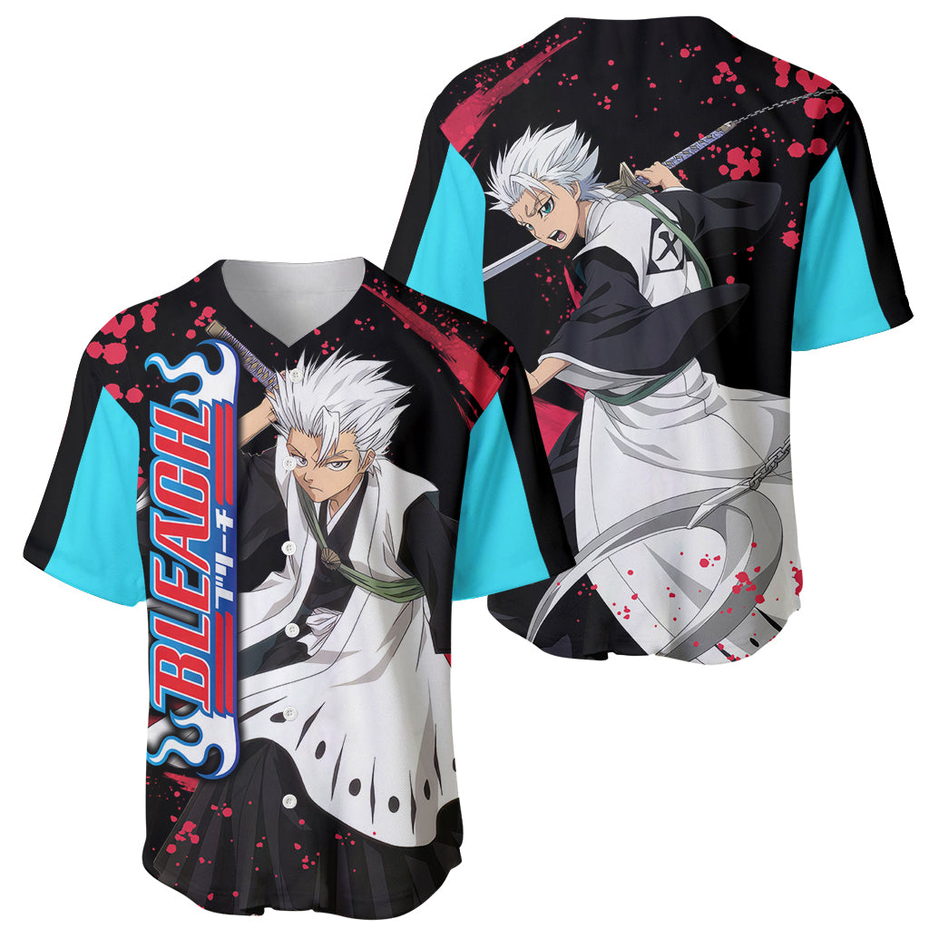 Toshiro Hitsugaya Bleach Baseball Jersey Toshiro Hitsugaya Bleach Baseball Jersey