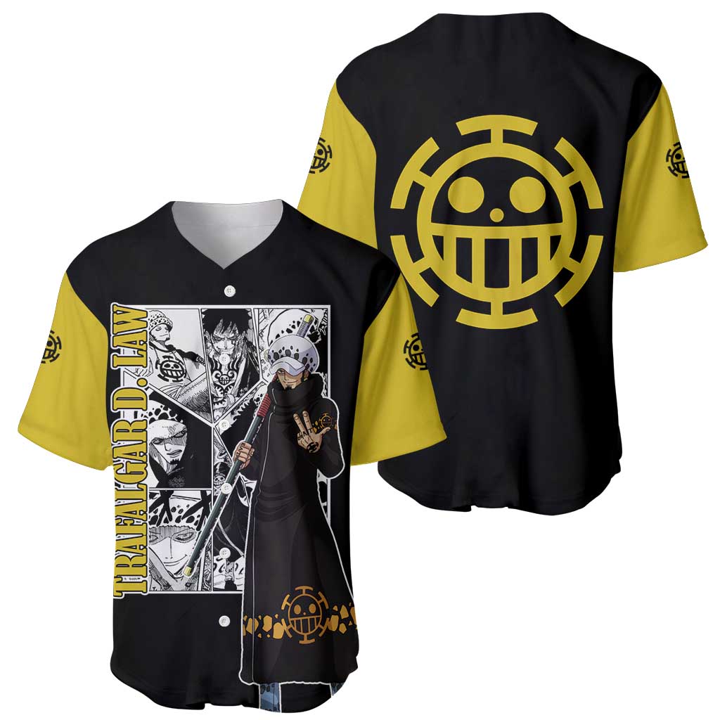 Trafalgar D Law One Piece Baseball Jersey Trafalgar D Law One Piece Baseball Jersey