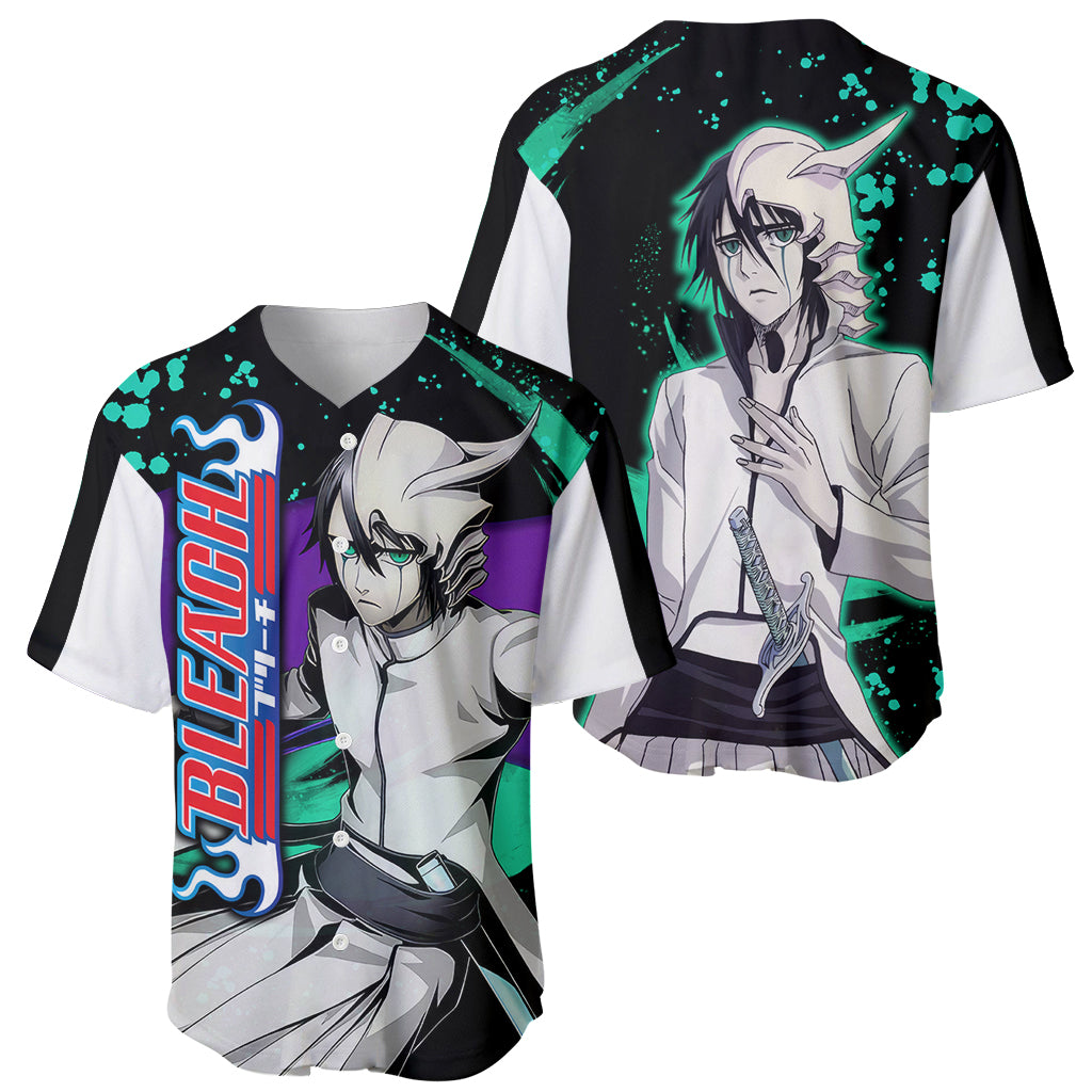 Ulquiorra Schiffer Bleach Baseball Jersey Ulquiorra Schiffer Bleach Baseball Jersey