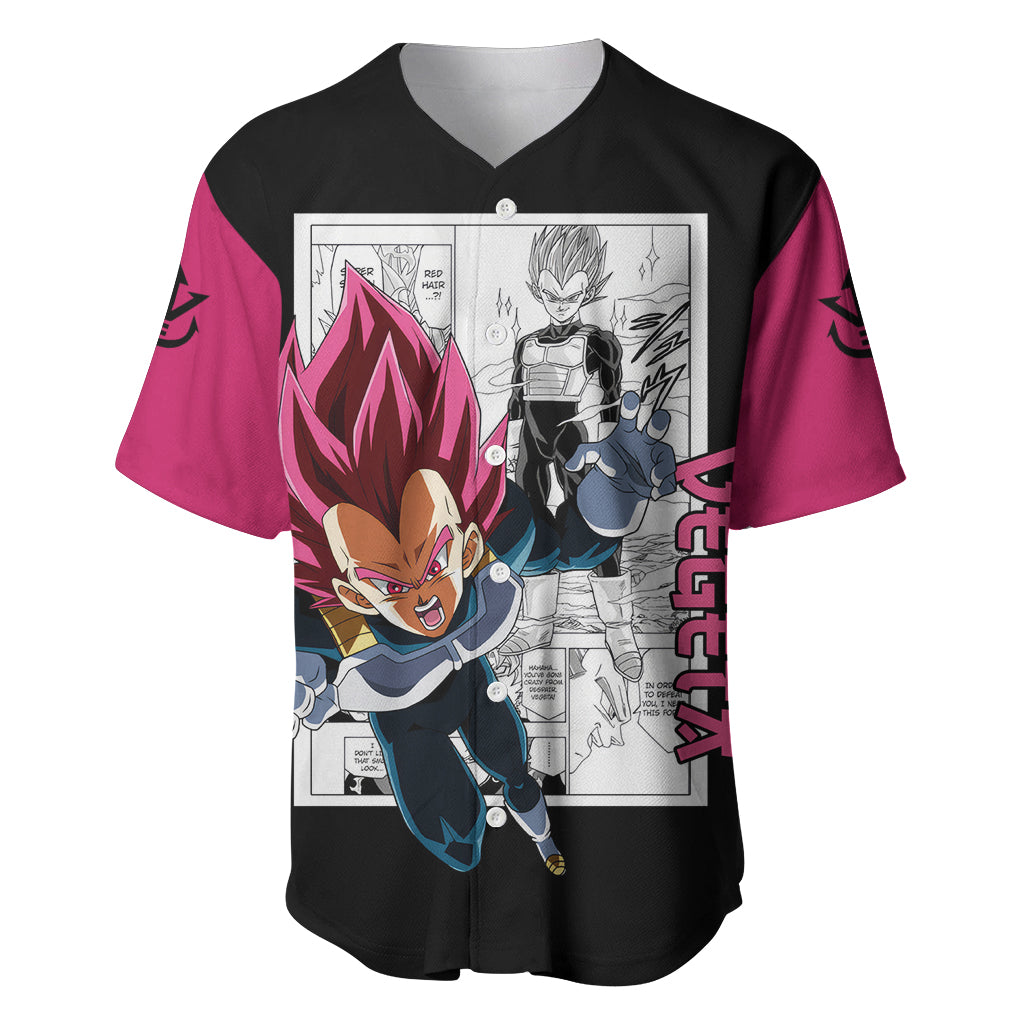 Vegeta God Dragon Ball Baseball Jersey Vegeta God Dragon Ball Baseball Jersey