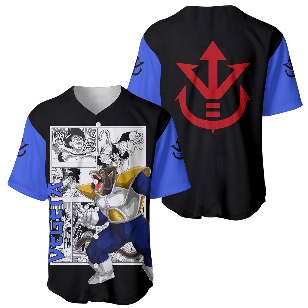 Vegeta Great Ape Dragon Ball Baseball Jersey Vegeta Great Ape Dragon Ball Baseball Jersey