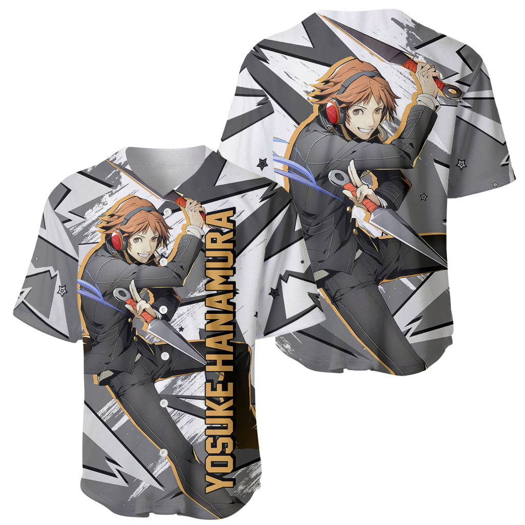 Yosuke Hanamura Persona Baseball Jersey Yosuke Hanamura Persona Baseball Jersey