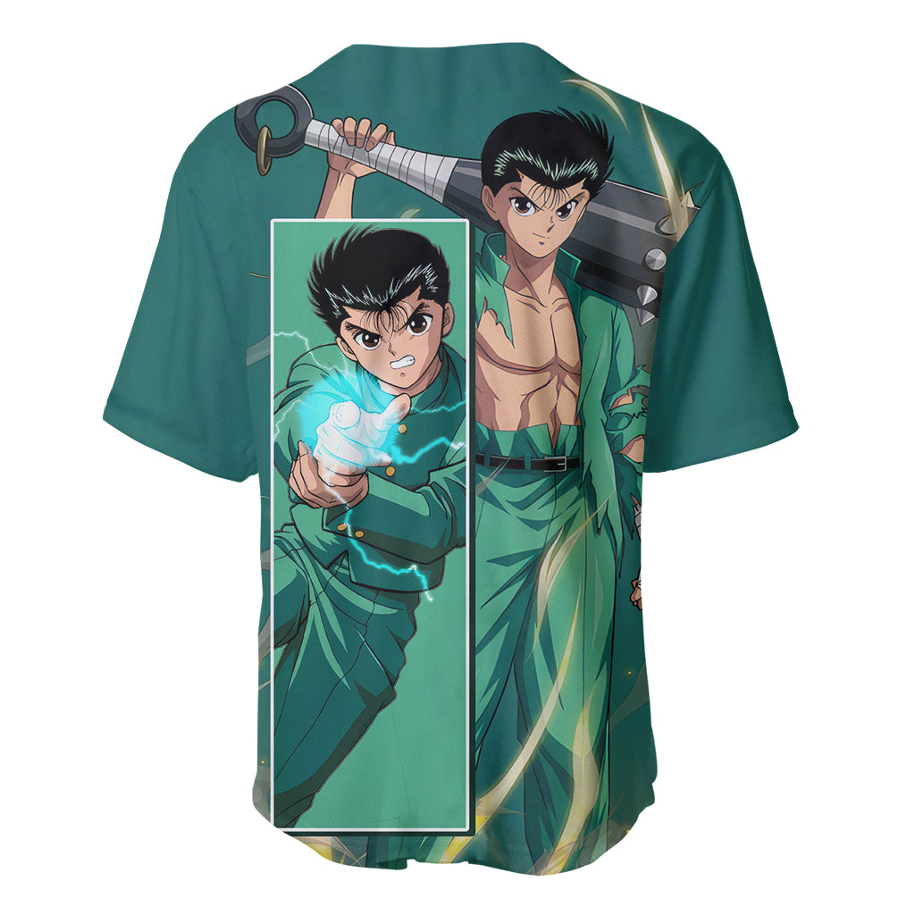 Yusuke Urameshi Yu Hakusho Baseball Jersey Yusuke Urameshi Yu Hakusho Baseball Jersey