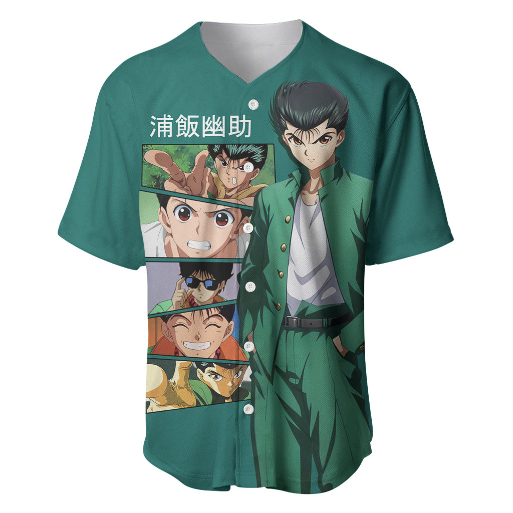 Yusuke Urameshi Yu Hakusho Baseball Jersey Yusuke Urameshi Yu Hakusho Baseball Jersey