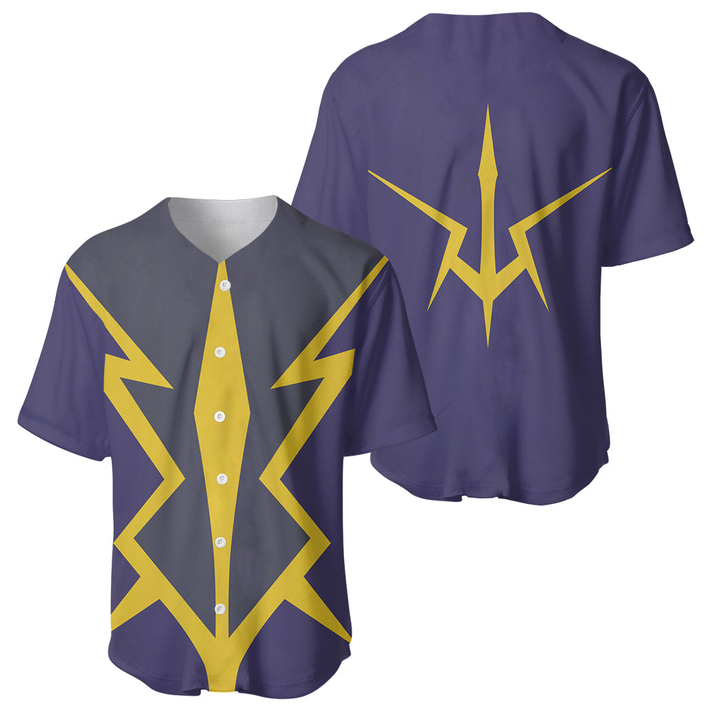 Zero Lelouch Of Rebellion Baseball Jersey Zero Lelouch Of Rebellion Baseball Jersey