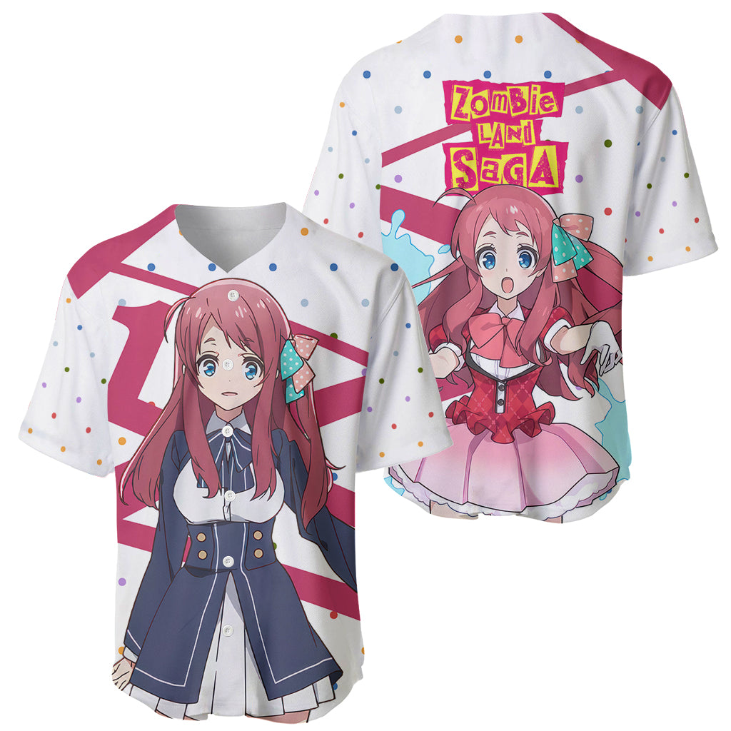 Zombie Land Saga Sakura Minamoto Baseball Jersey Zombie Land Saga Sakura Minamoto Baseball Jersey
