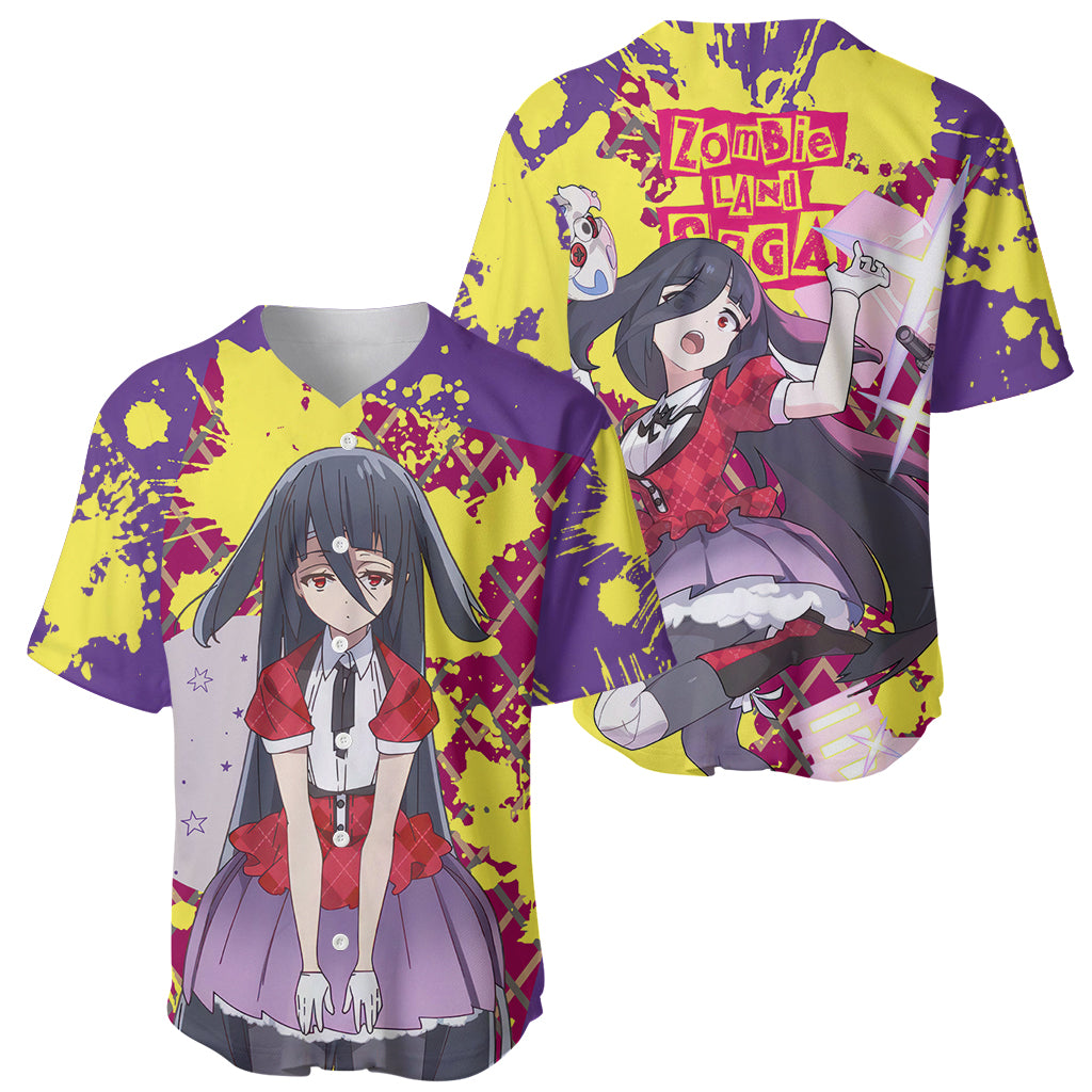 Zombie Land Saga Tae Yamada Baseball Jersey Zombie Land Saga Tae Yamada Baseball Jersey