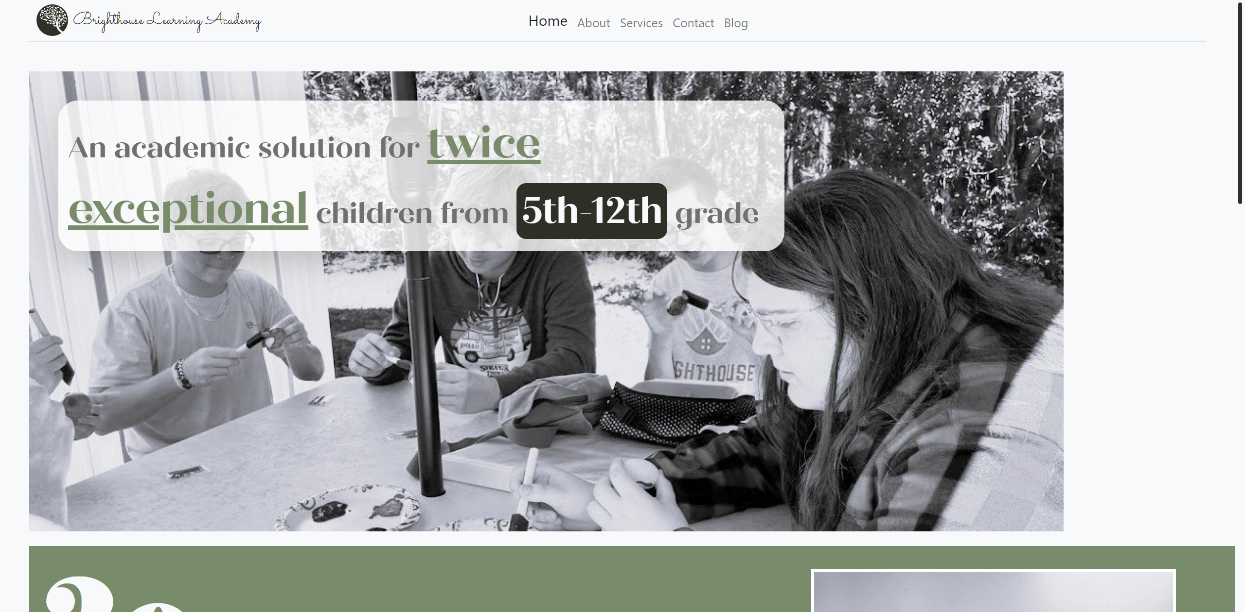 image of  https://brighthouselearning.com homepage