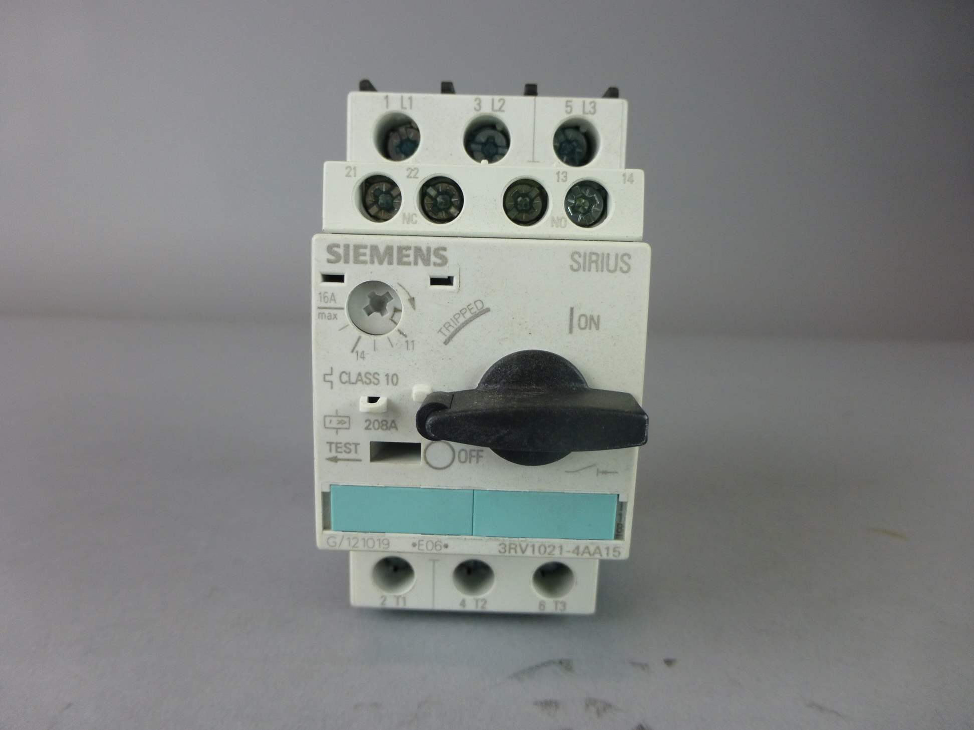 Siemens 3rv2021-4aa25 rendimiento interruptor 11-16a motor disyuntor 7,5 kw 