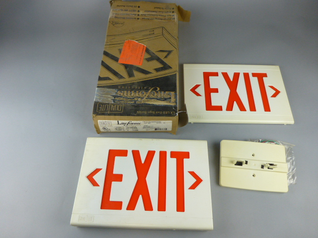 Dual Lite LXURW Liteforms LED Exit Sign – GPM Surplus