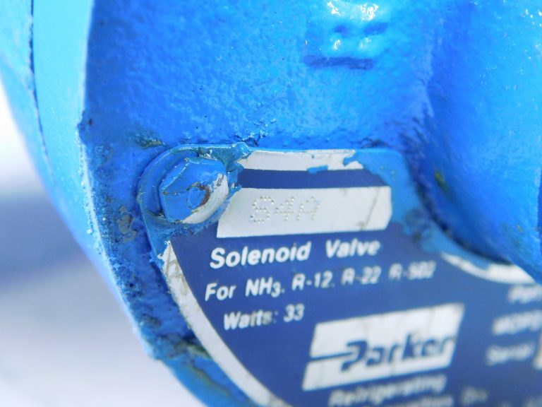 Parker S4ADN20 Refrigeration Solenoid Valve, 3/4″, 21 Bar GPM Surplus