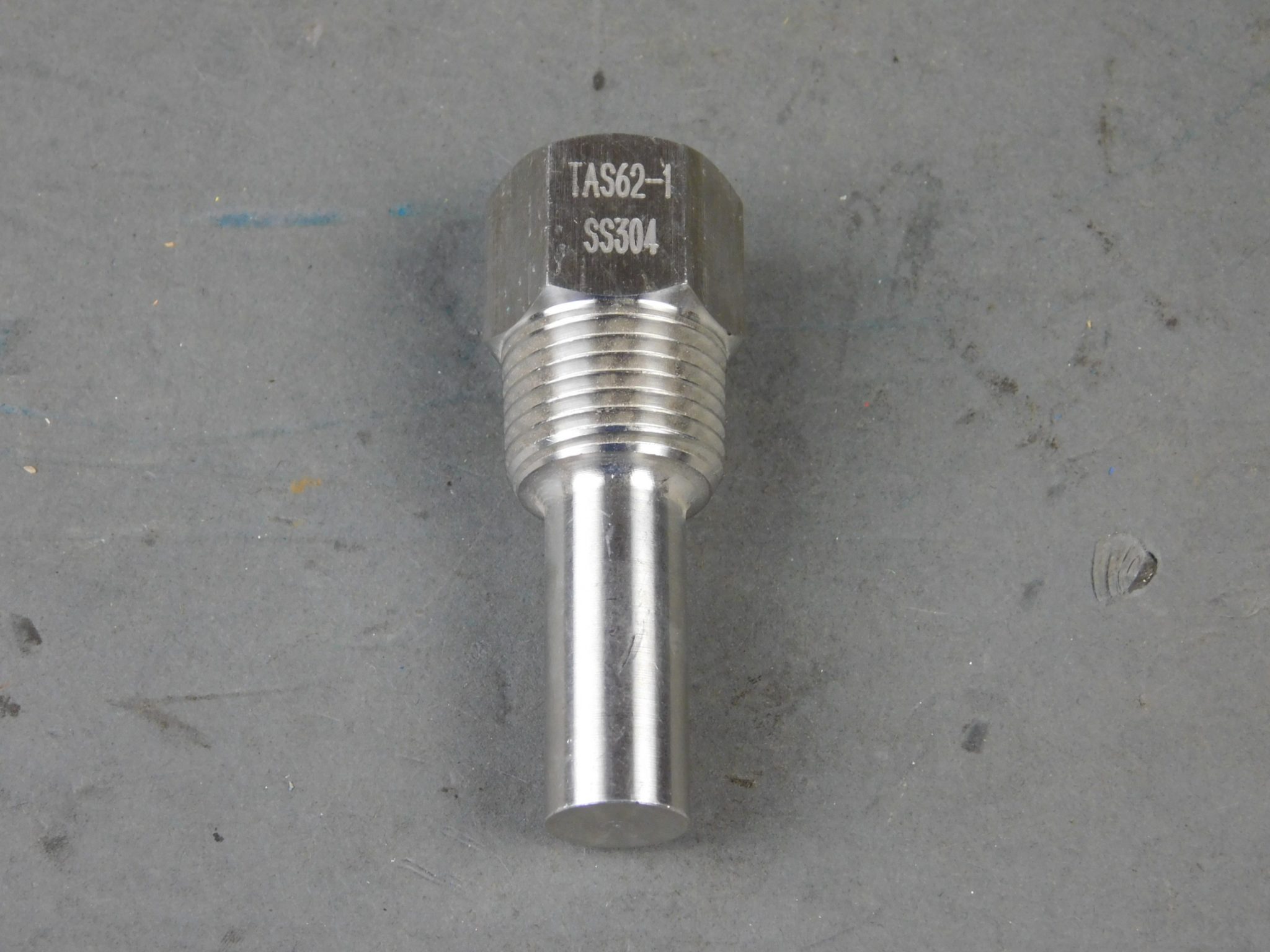 Thermowell TAS621 SS304 Protection Tube, 21/2″ Length GPM Surplus