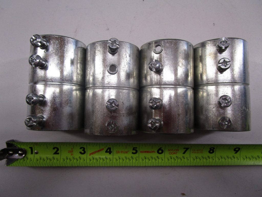 *Lot of 4* EMT Set Screw “Slip” 11/2″Couplings SCI GPM Surplus