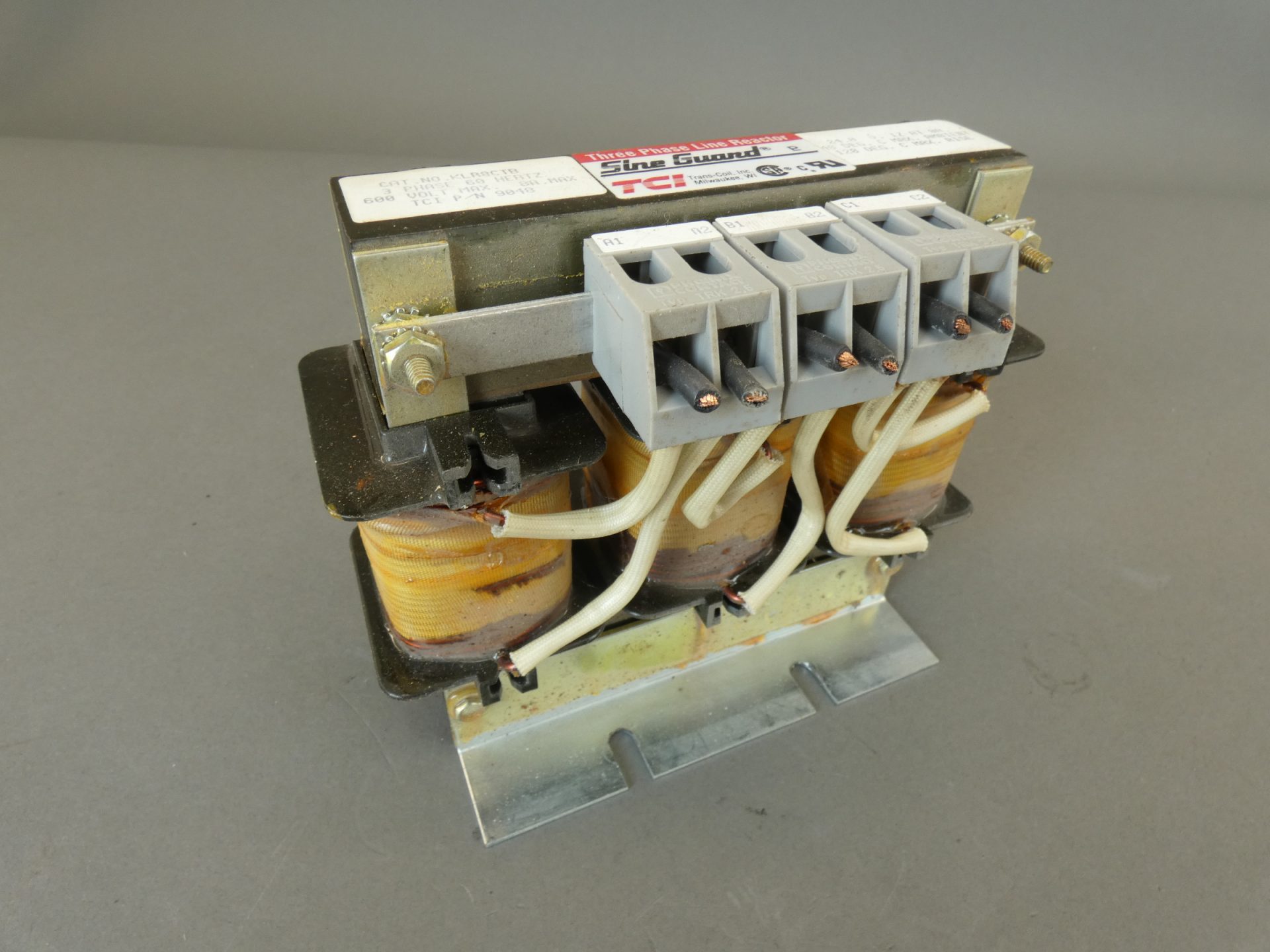 TCI Trans Coil KLR8CTB 3PH Line Reactor, 4.594mH, 8A