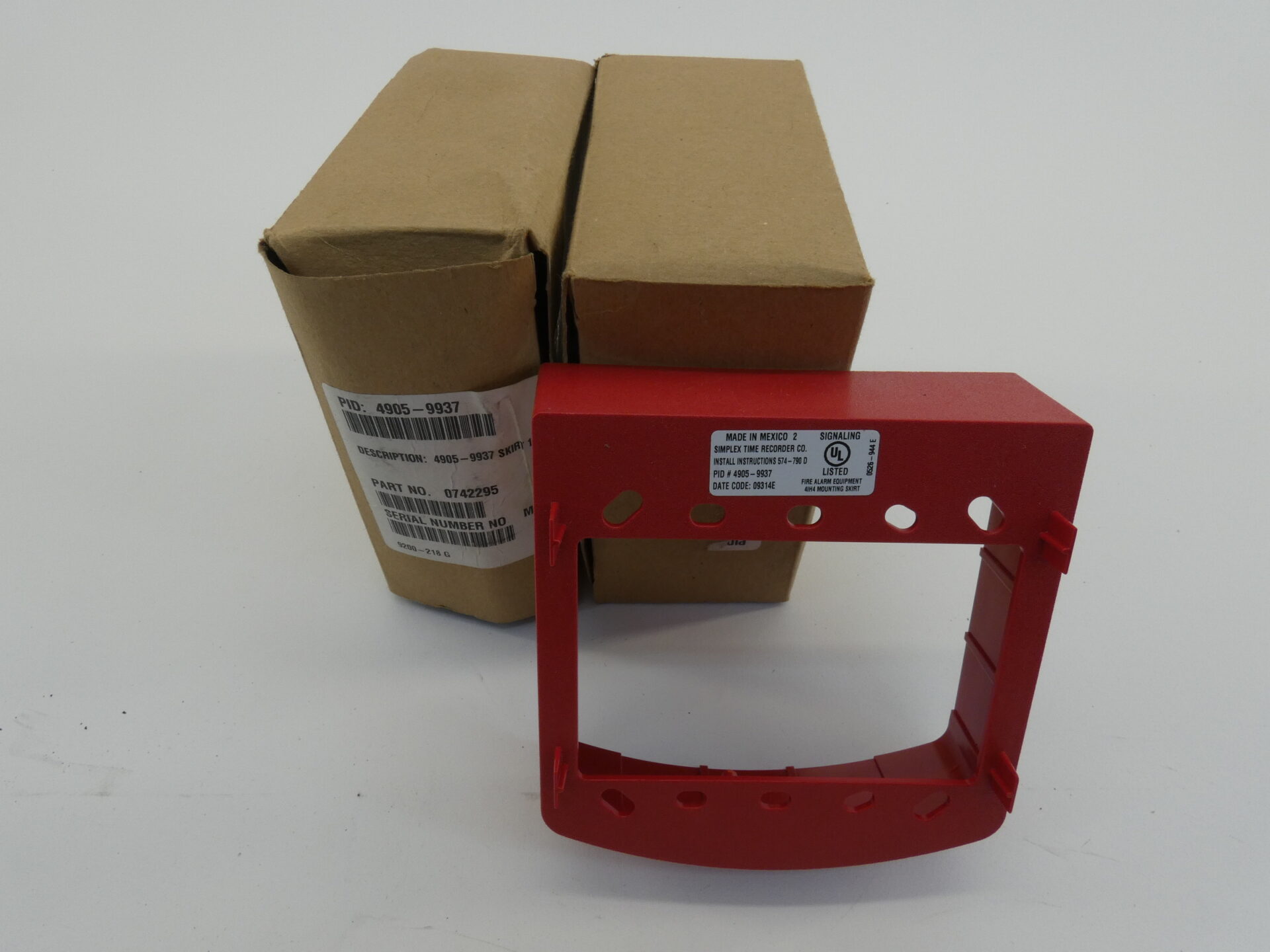 Simplex 4905-9961 Red Fire Alarm Wire Guard 49059961 for sale online 