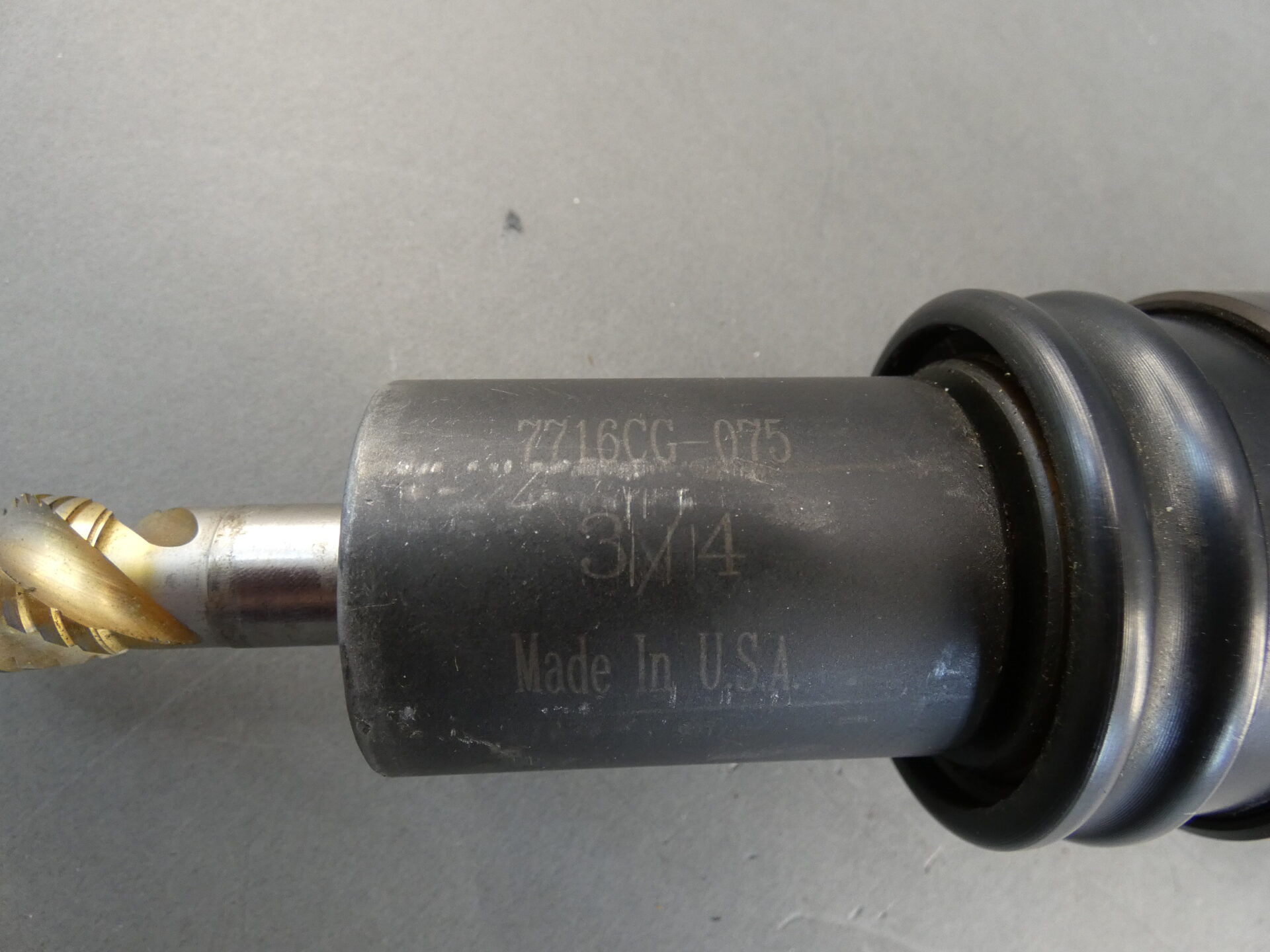 Parlec C5077TT4C Tool Holder w/ Parlec 7716CG075 Tap Adapter and End