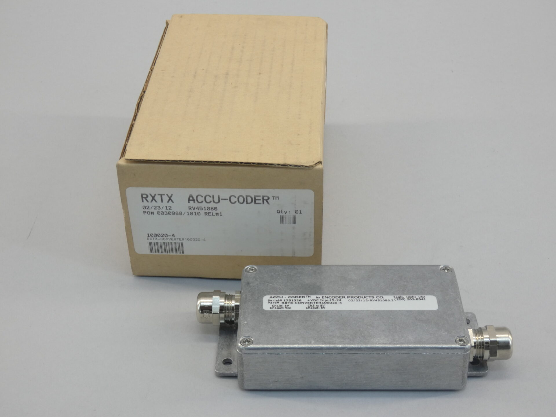Encoder Products Accu-Coder RXTX-REPEATER100020-18 Repeater 