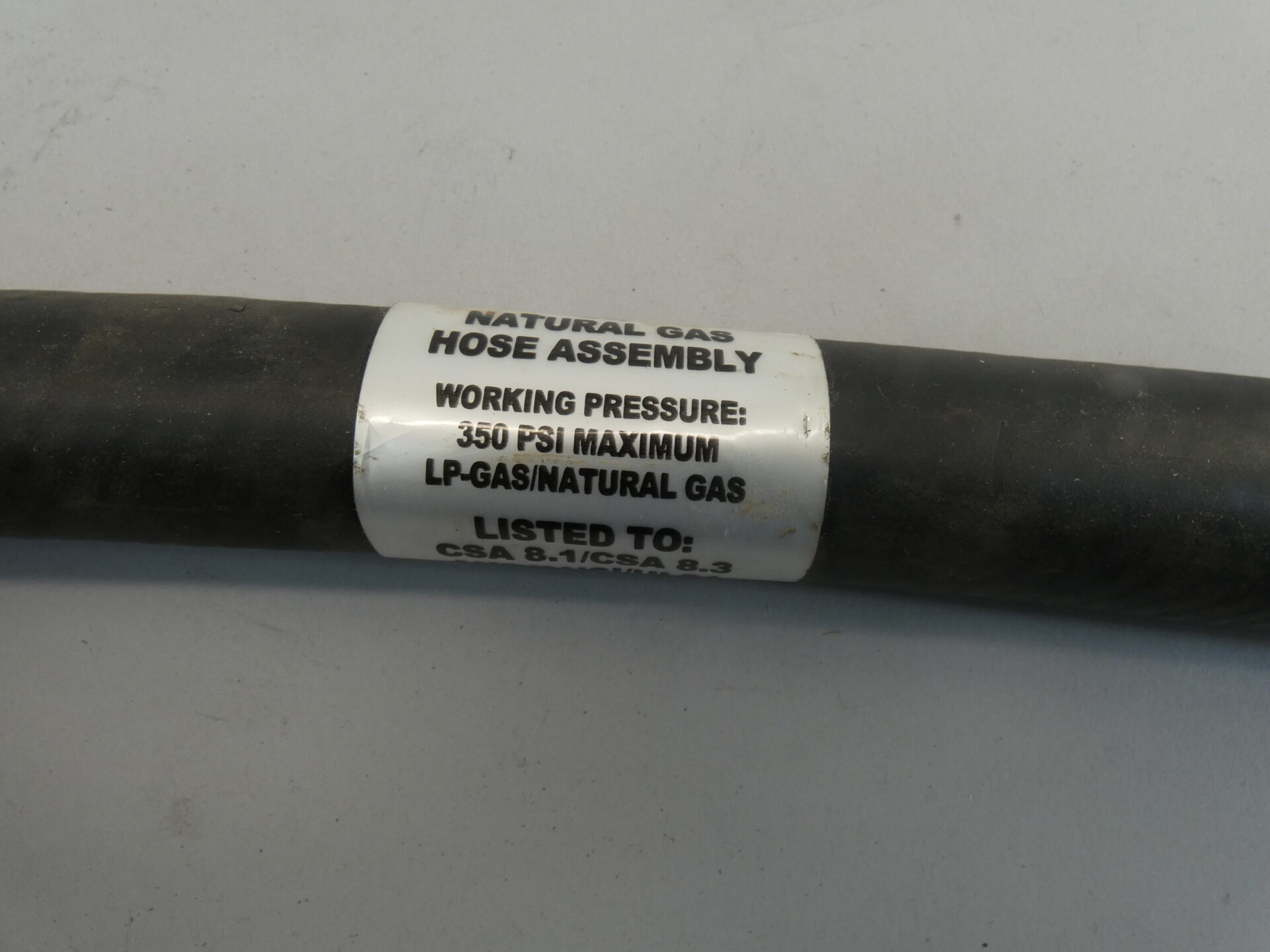 1/2" ID LP GAS HOSE PARKER DATED 2006 WORK PRESS 350 PSI 1750 BURST SOLD BY FOOT 