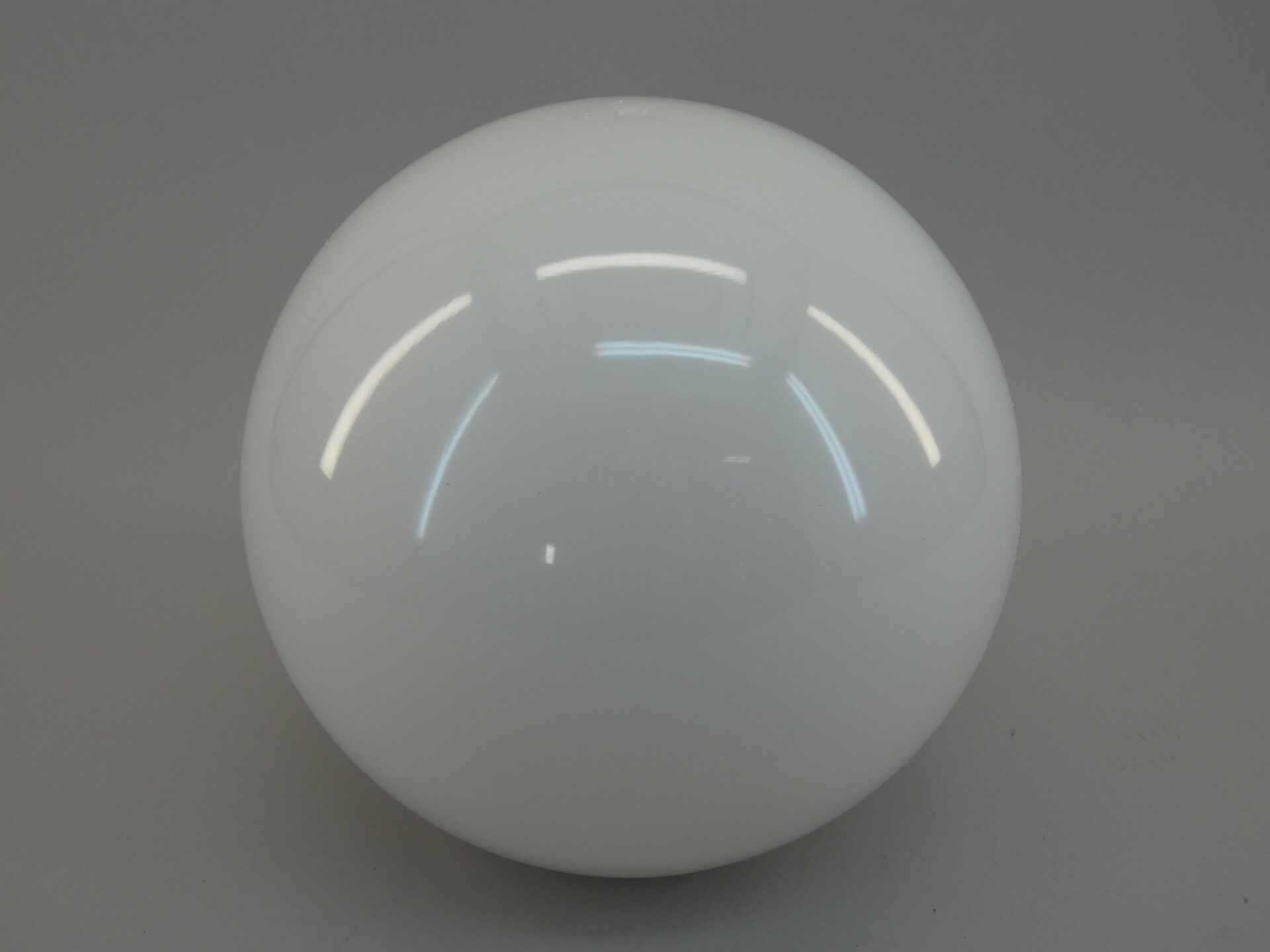 LBS Lighting 10012-WH-5N 12" White Light Polycarbonate Neckless Lamp Globe - ...
