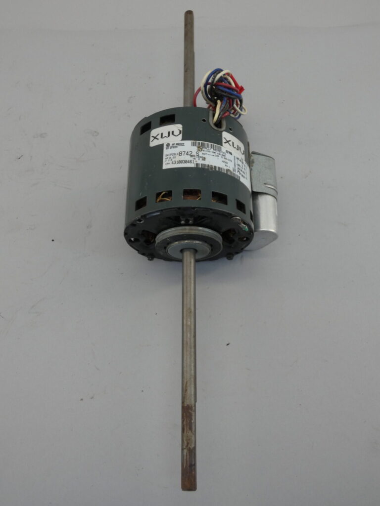 0.22HP General Electric GE Motors 5KCP29LK Double Shaft Motor, 115V