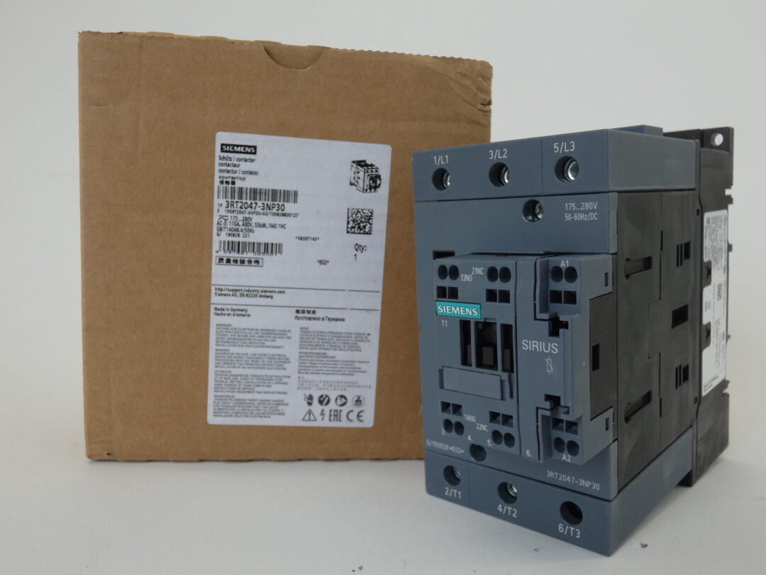Siemens 3RT2047-3NP30 Power Contactor, 175-280V - NEW Surplus!