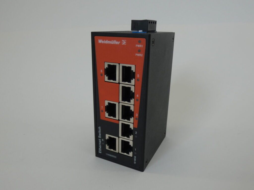 Switch Ethernet Weidmüller 8 Ports - IE-SW-BL08-8TX - 1240900000 - Occasion