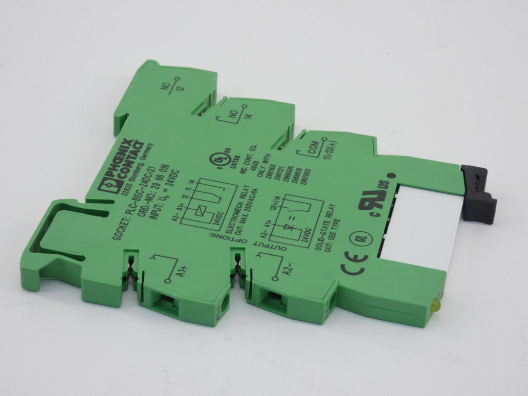 Phoenix Contact PLC-BSC-24DC/21 Relay Base w/ Relay 2961105, 24VDC ...