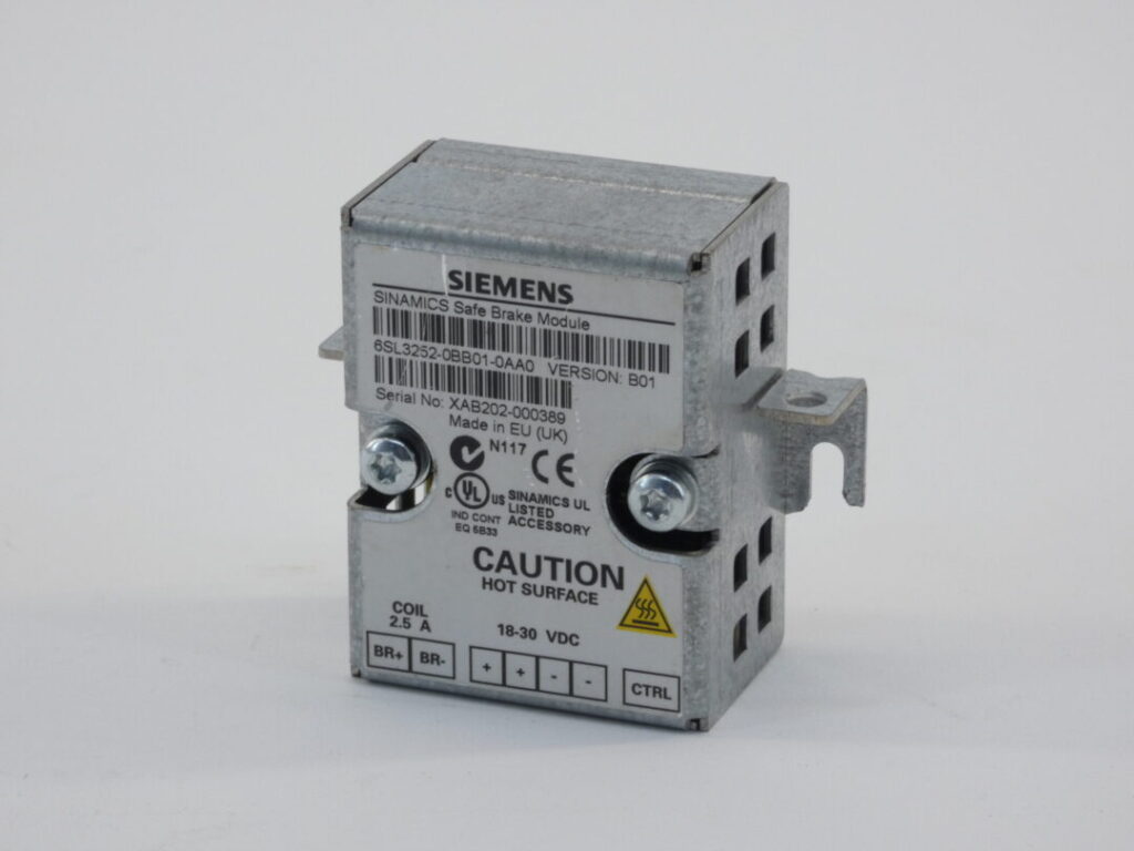 Siemens 6sl3252 0bb01 0aa0 Sinamics Safe Brake Module Gpm Surplus