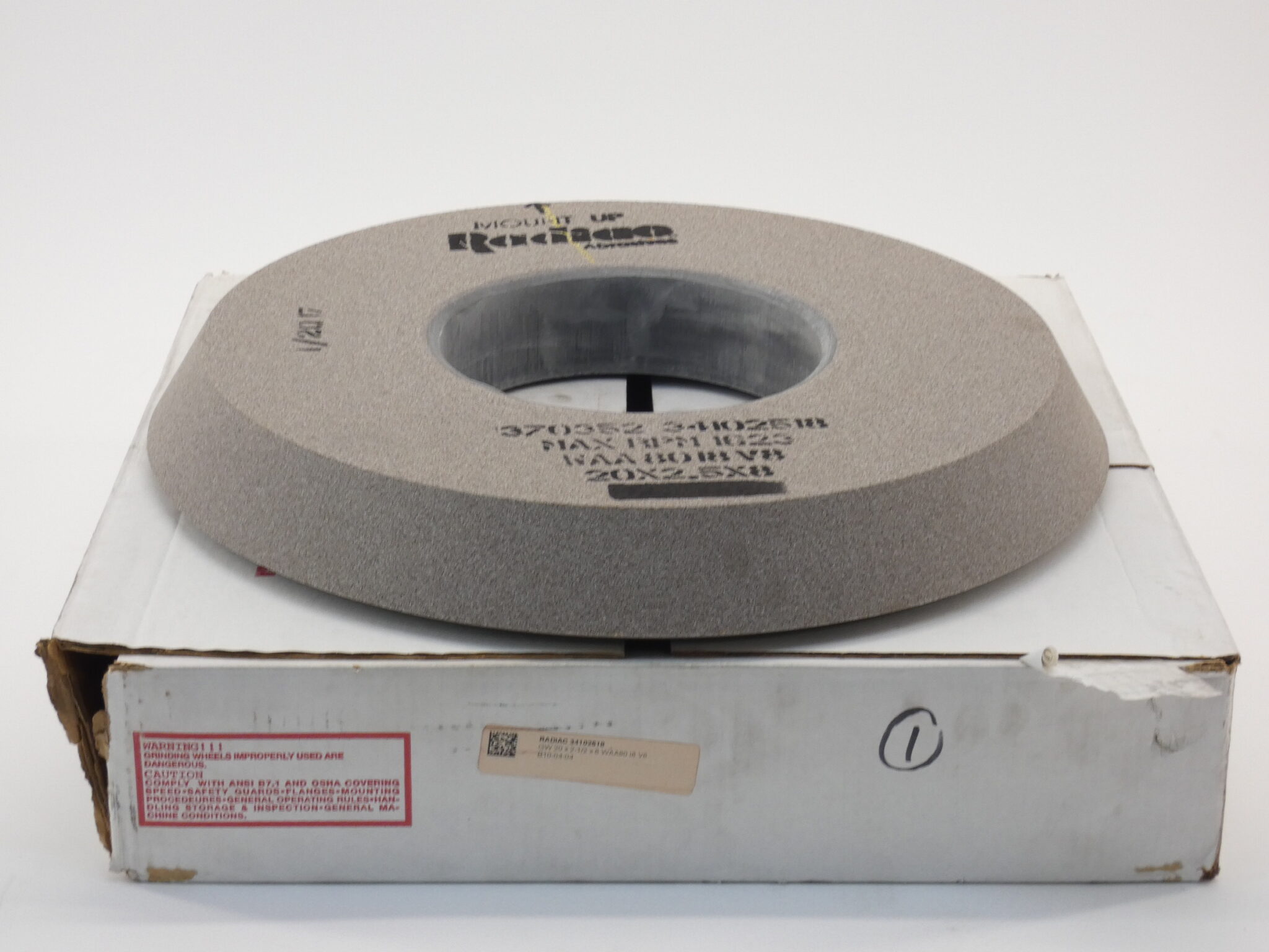 Radiac 34102518 Grinding Wheel 20″ x 21/2″ x 8″ GPM Surplus