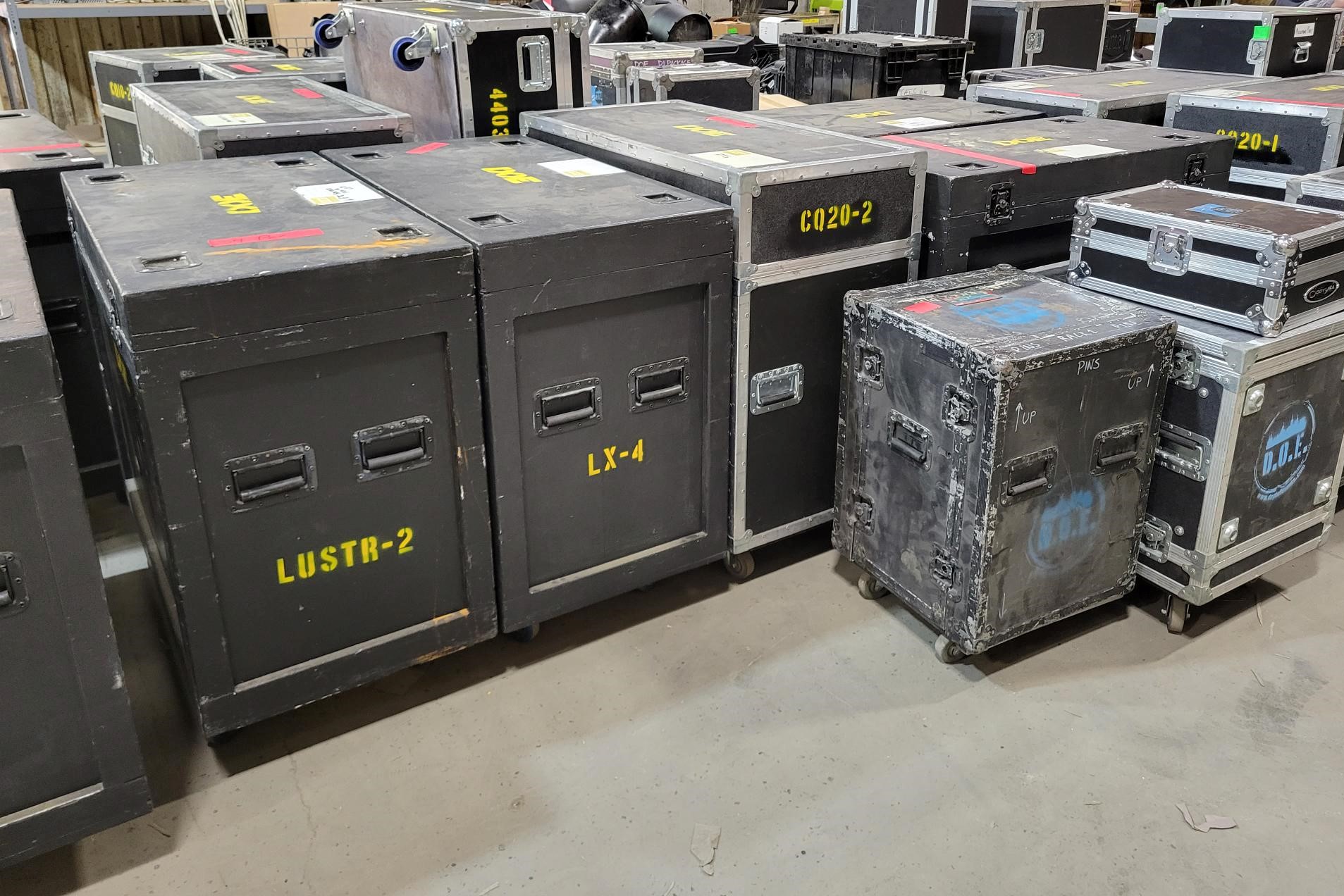 Various Roadie Case Small to Large GPM Surplus
