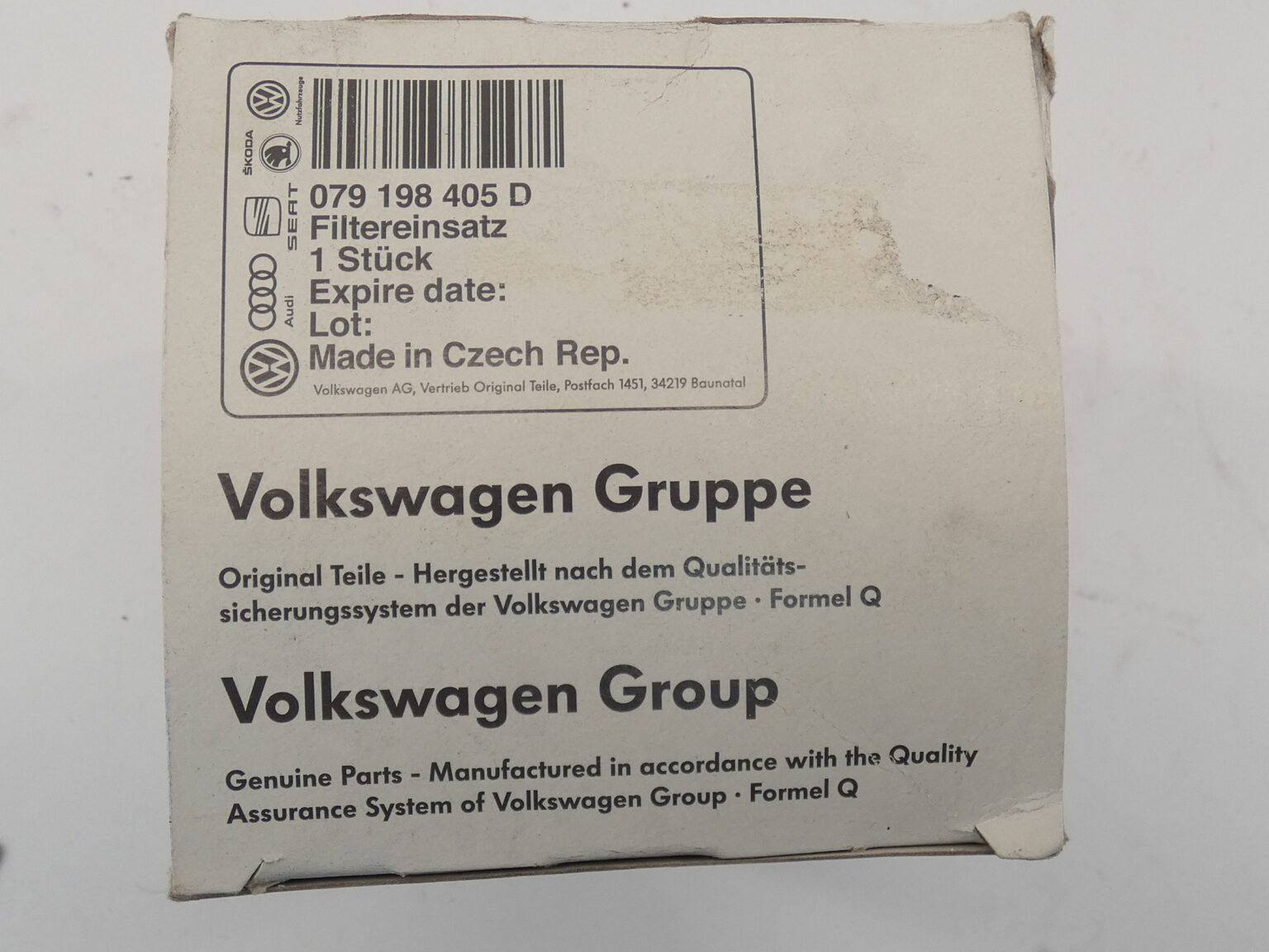 Volkswagen 079198405D Oil Filter – GPM Surplus