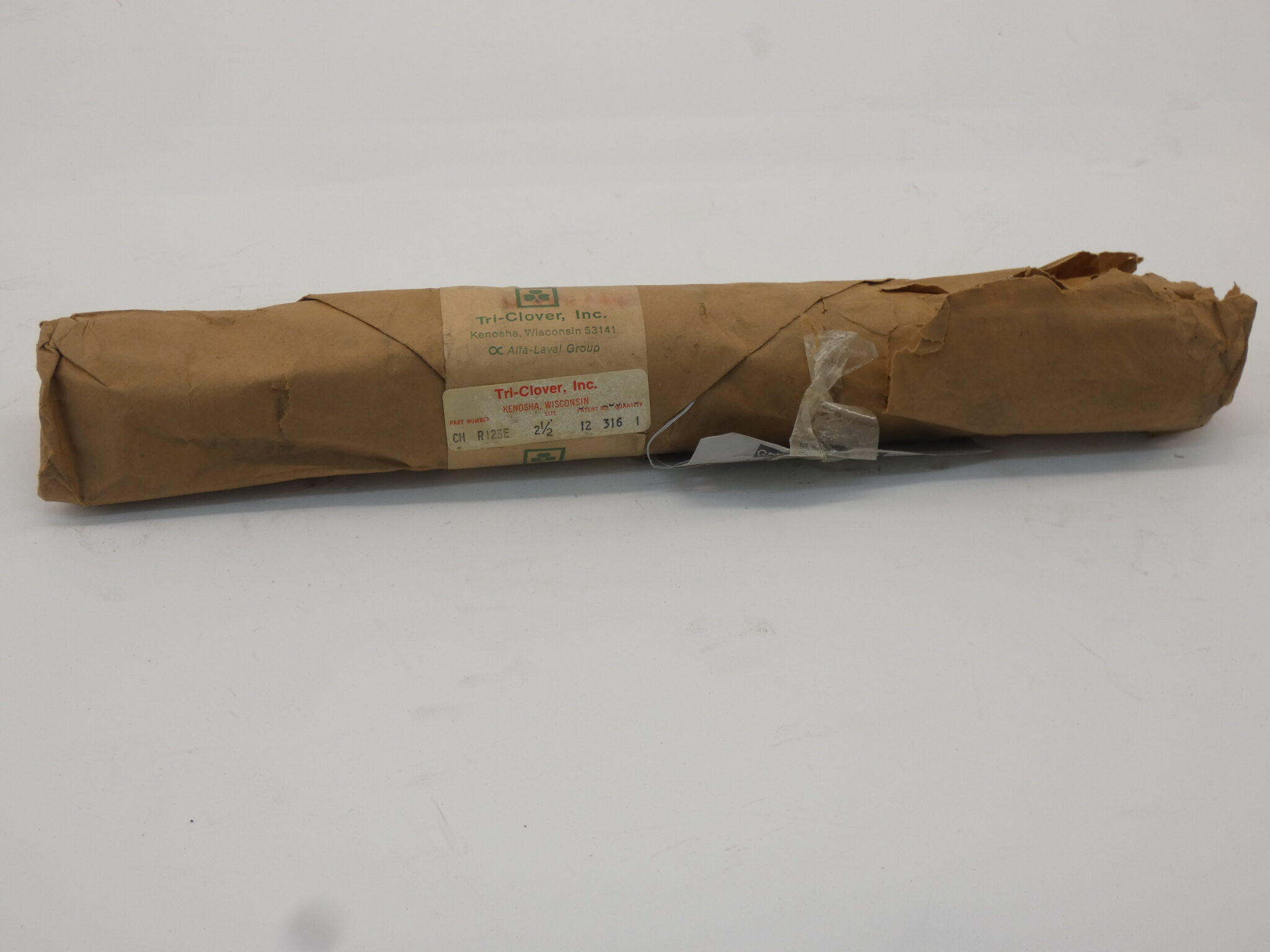 Tri-Clover R125E 2-1/2 Shaft Stainless Steel 316 Alfa-Laval 12 - NEW Surplus!