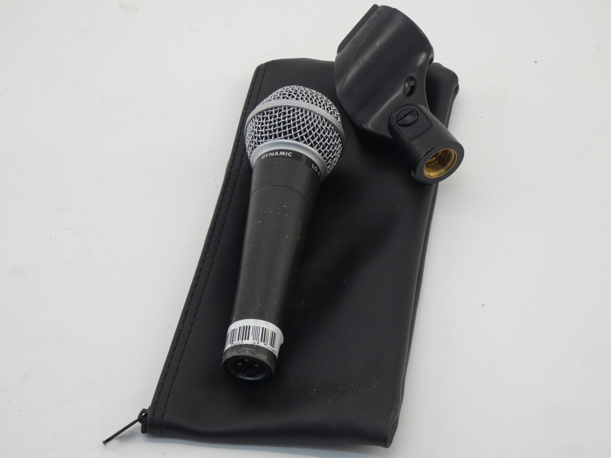 Shure SM58 Microphone W/ Storage Bag and Mic Clip – GPM Surplus