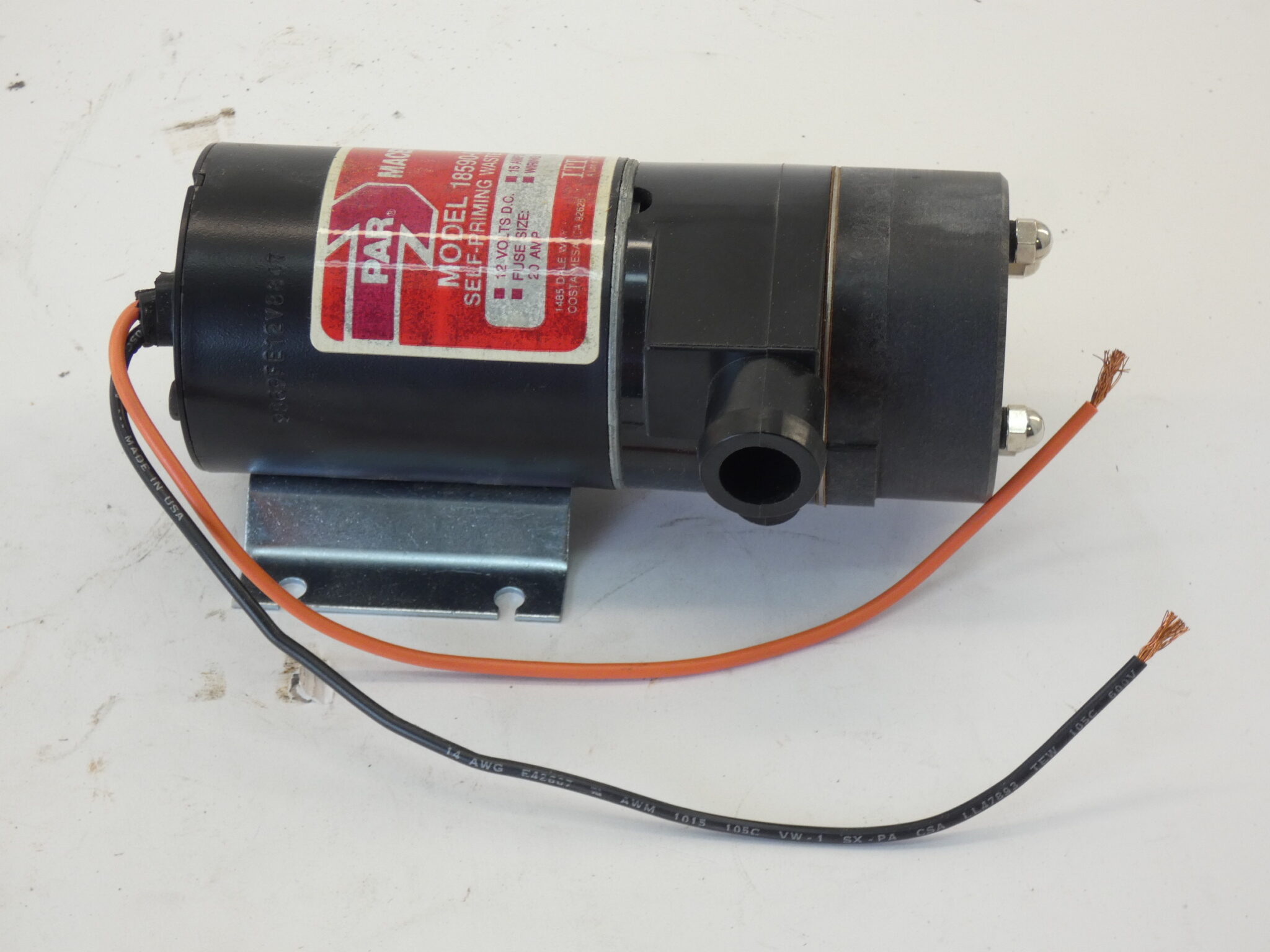 ITT Jabsco 185900010 PAR Macerator Self Priming Waste Pump, 12VDC, 15A