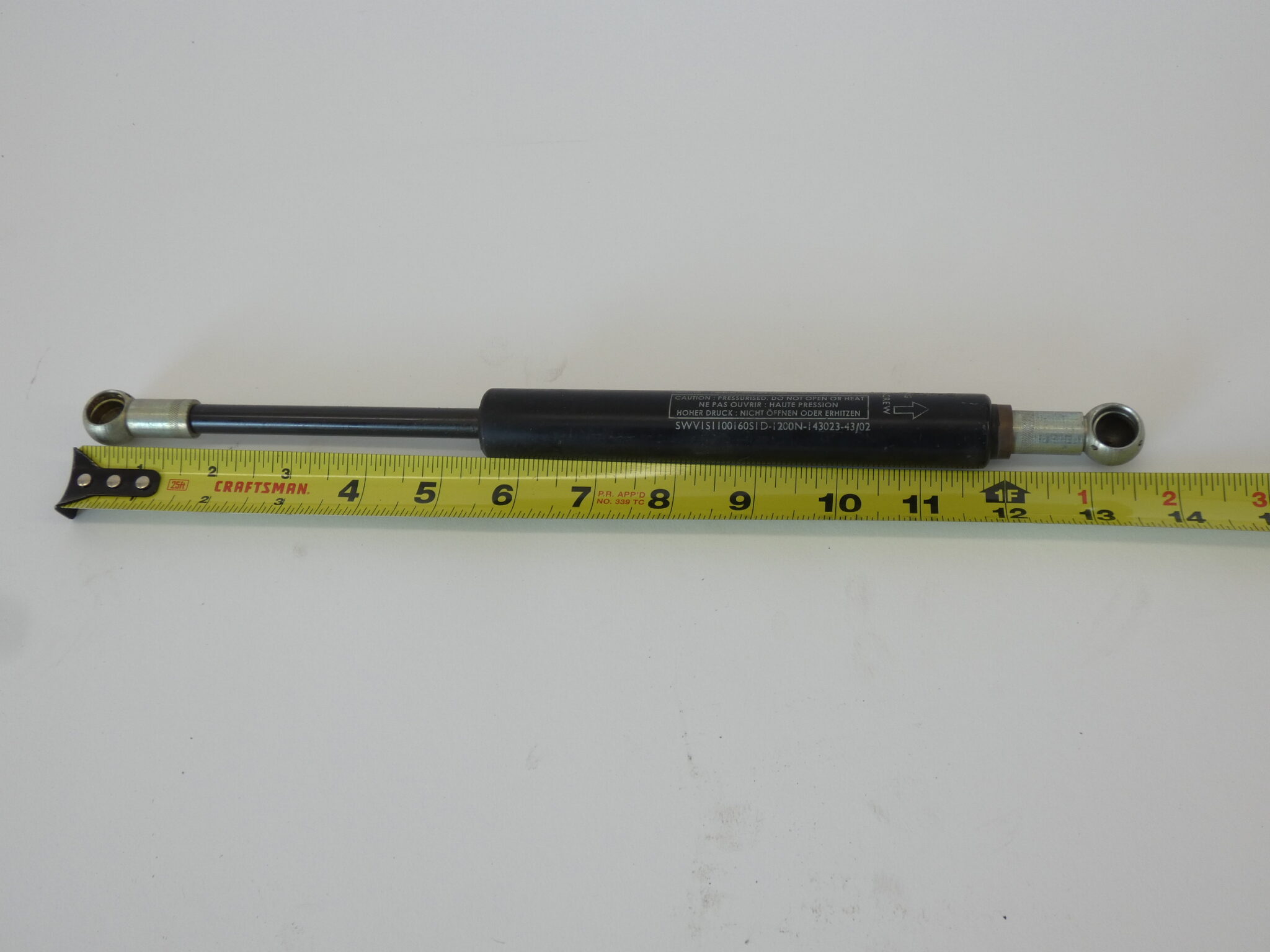 Camloc SWV1S1100160S1D1200N14302343/02 Gas Spring Prop Strut Shock