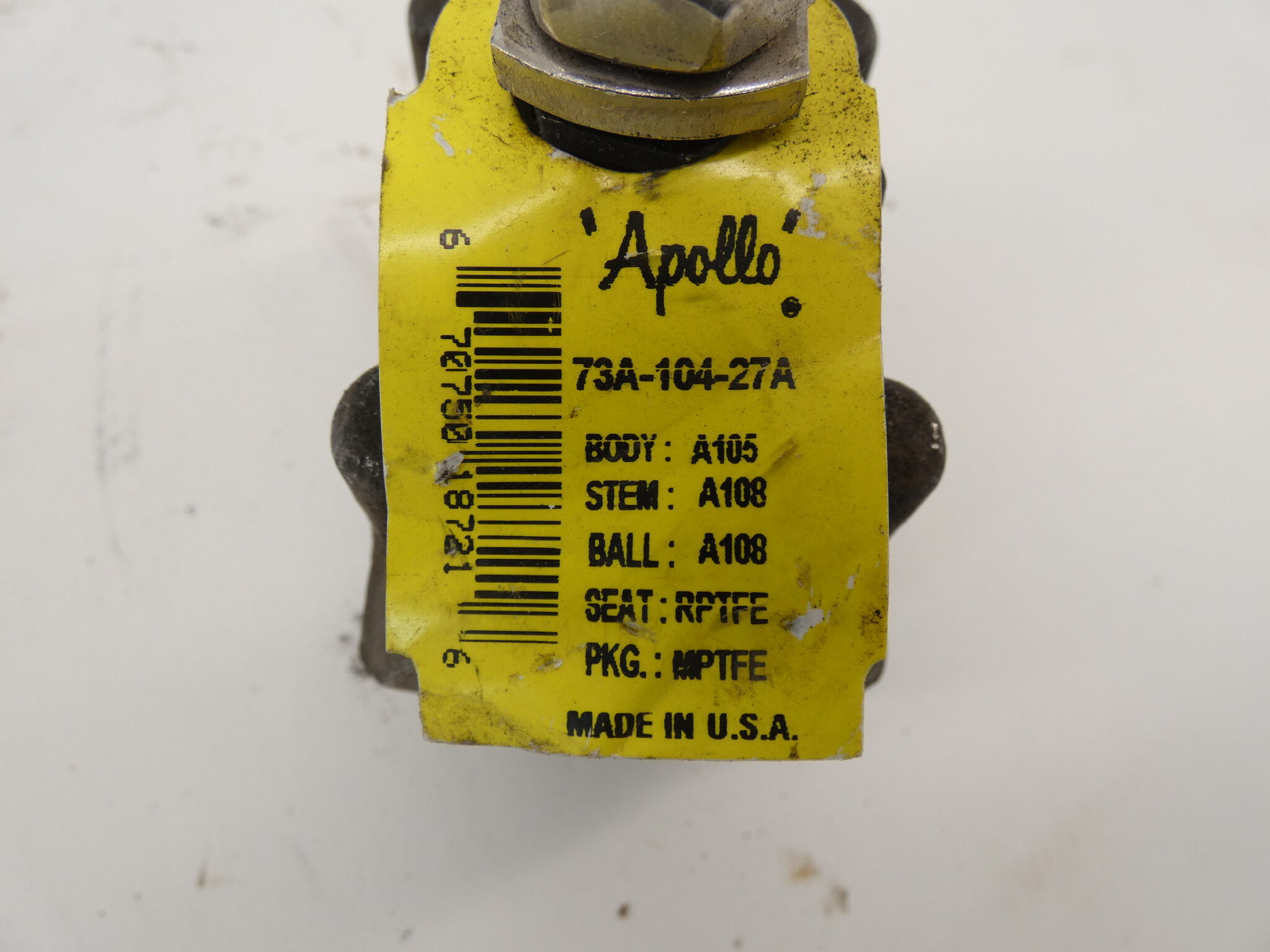 Conbraco Apollo 73A-104-27A Ball Valve A105 A108 RPTFE – GPM Surplus