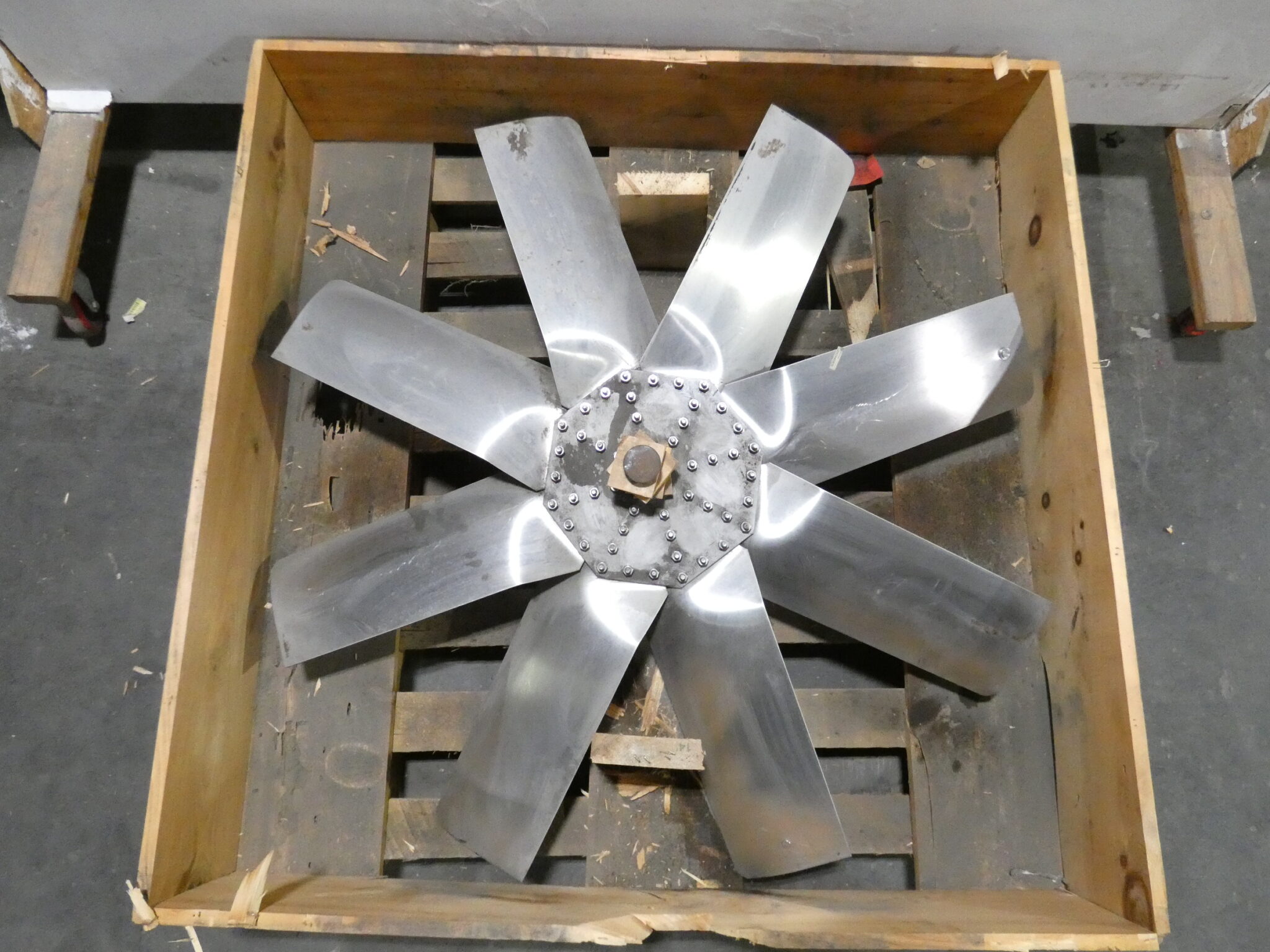 Industrial Stainless Steel Fan Blade 48″ Diameter GPM Surplus