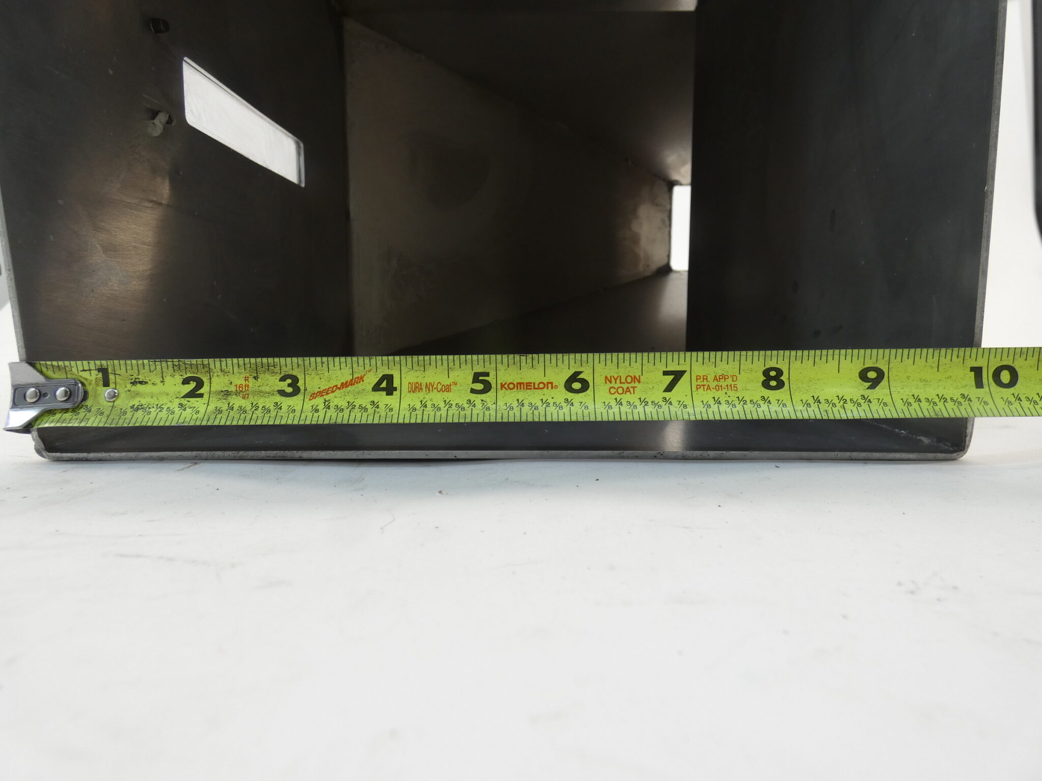 Aluminum Hopper w/ Sight Glass 10″ Opening Size 20″ Height GPM Surplus