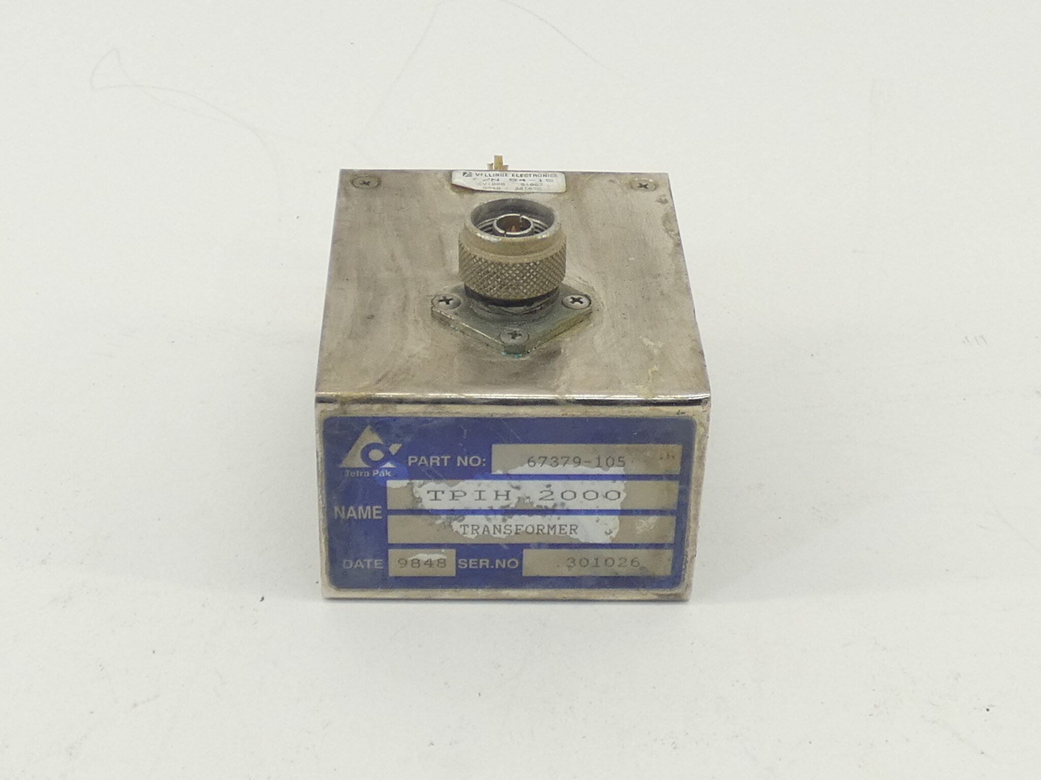 Tetra Pak TPIH 2000 67379-105 Transformer, Vellinge Electronics 54-15
