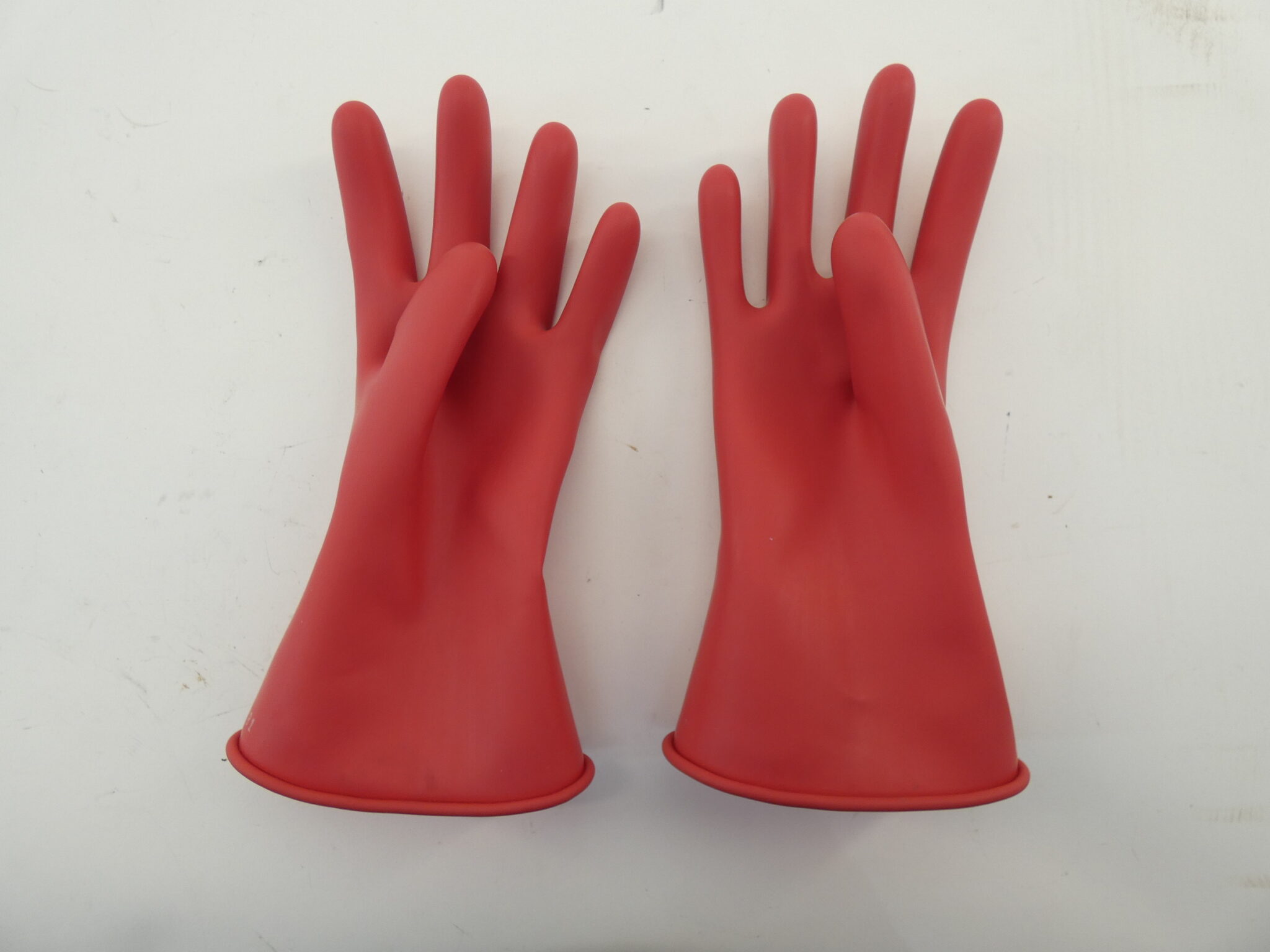 Salisbury Red Lineman Rubber Glove Size 9 500VAC Class 00 Type I ANSI ...