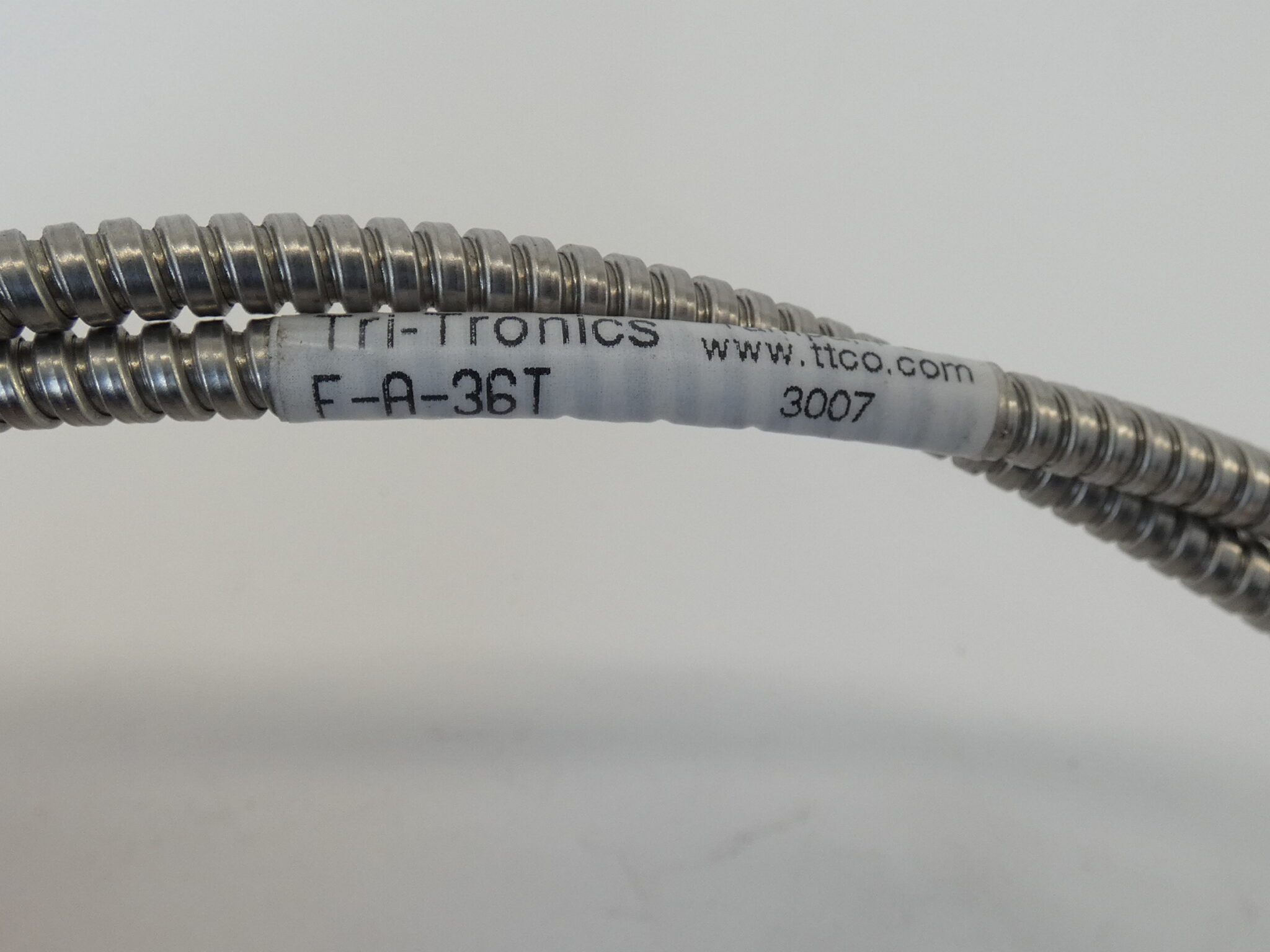 TriTronics FA36T Fiber Optic Light Guide Sensor 3FT 36″ GPM Surplus