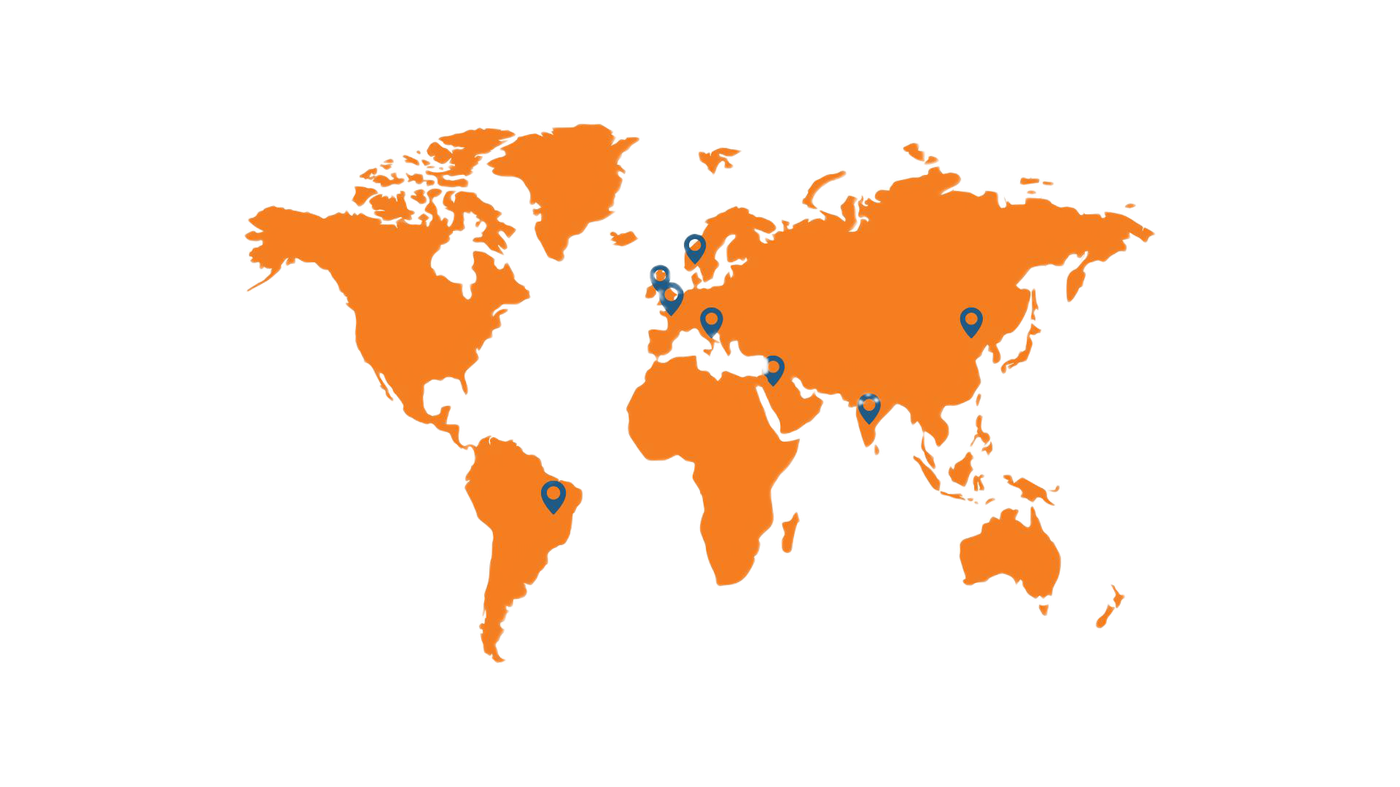 Map of team