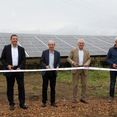 Einweihung Solarpark Draisdorf