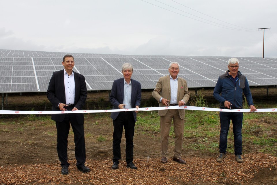 Einweihung Solarpark Draisdorf