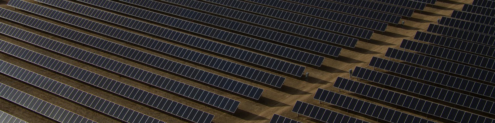 Field of solar panels