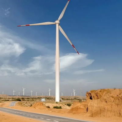 Landscape with windmills, probably Pakistan