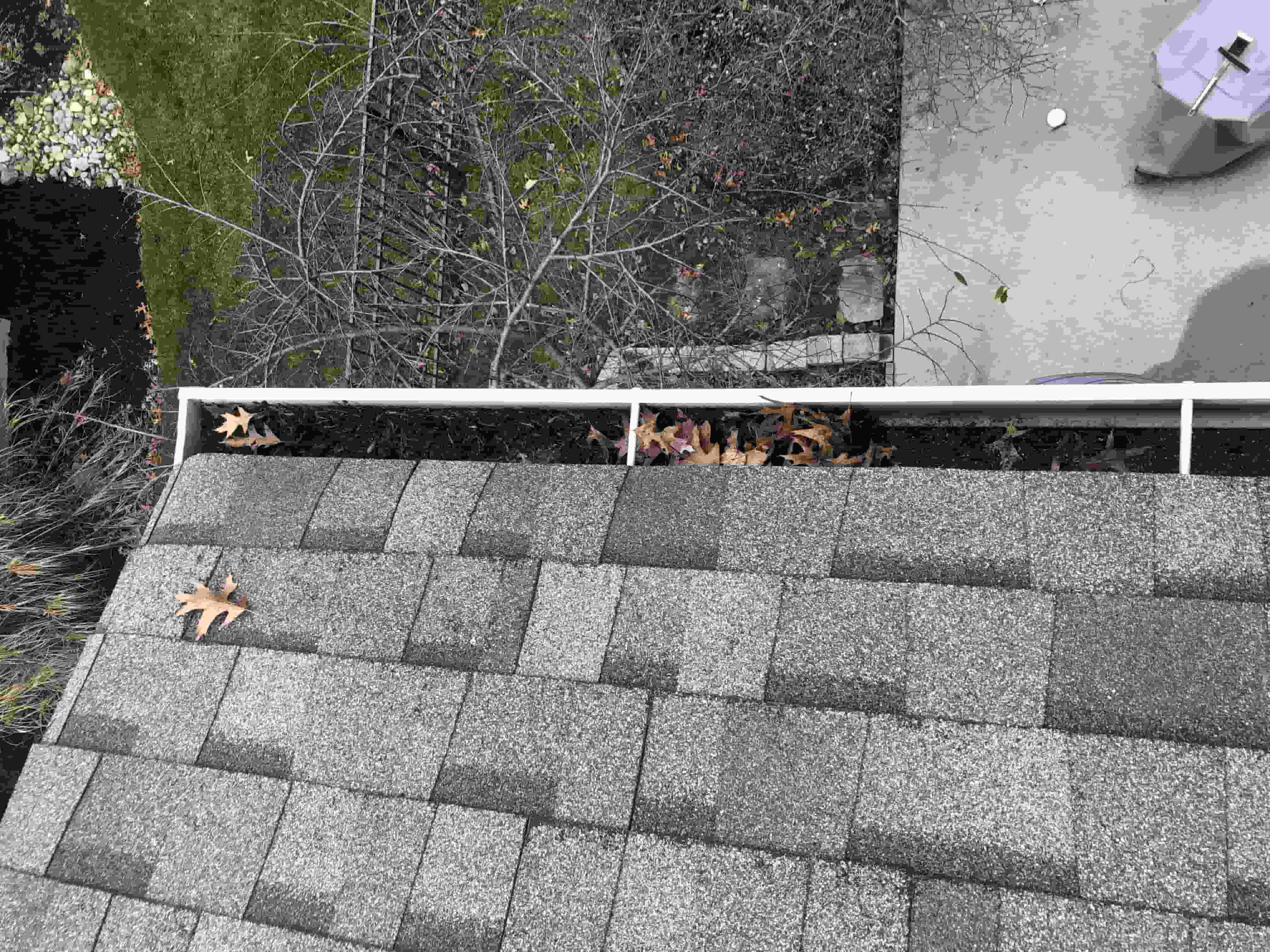 clean gutter without ladder
